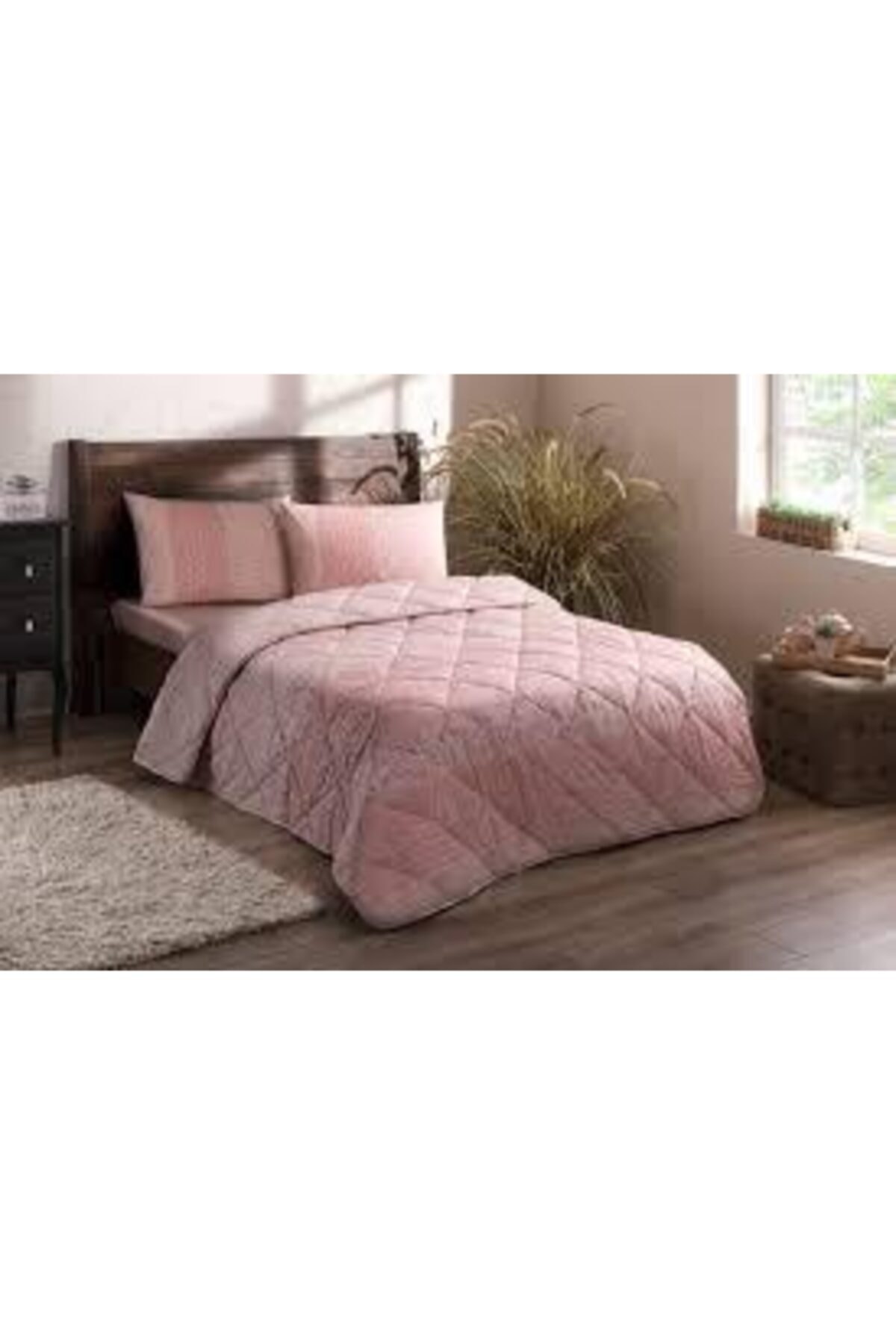 Taç Leona Pudra Çift Kişilik Uyku Seti