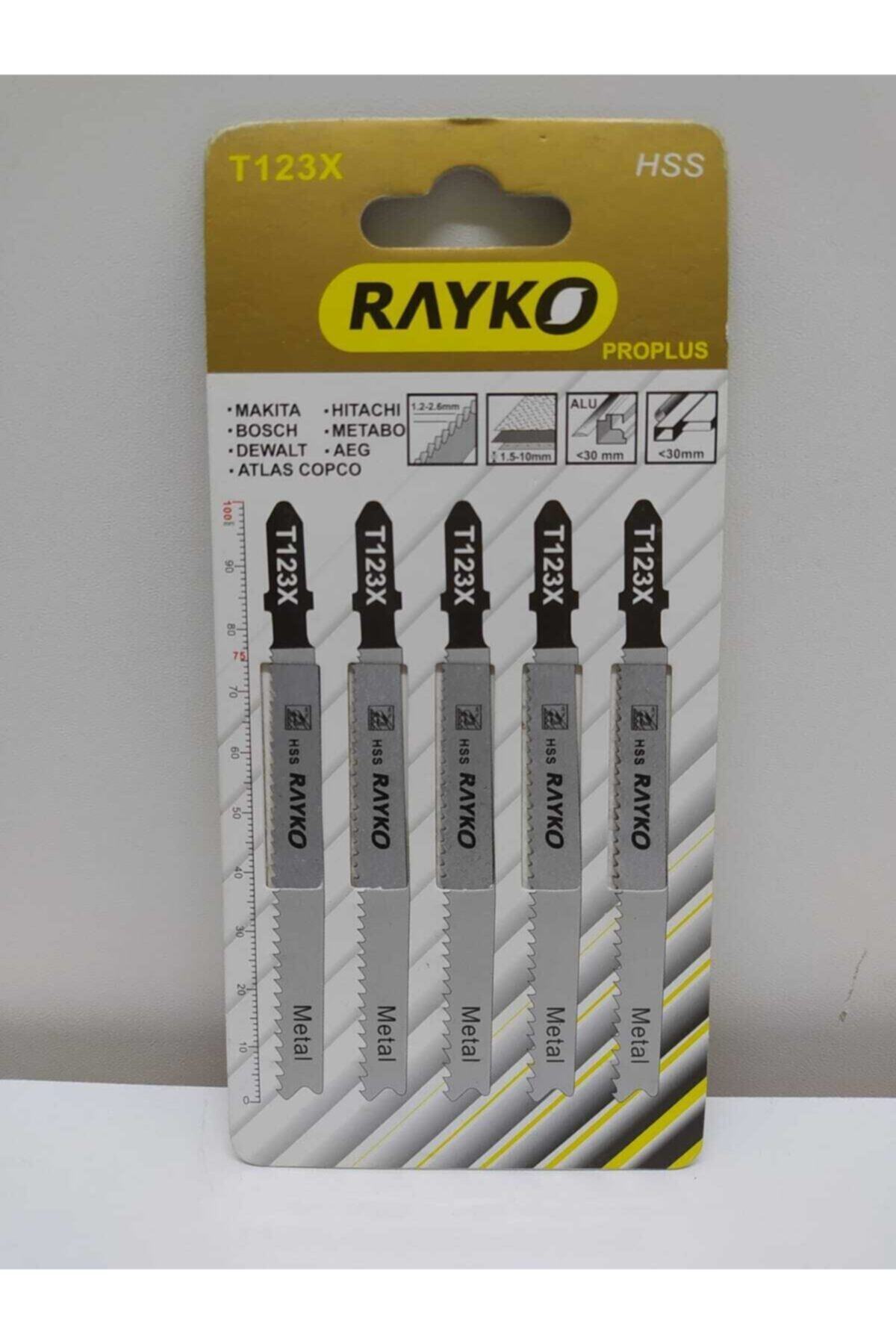Rayko Dekupaj Testere Bıçağı T123x Metal Için 5'li Paket