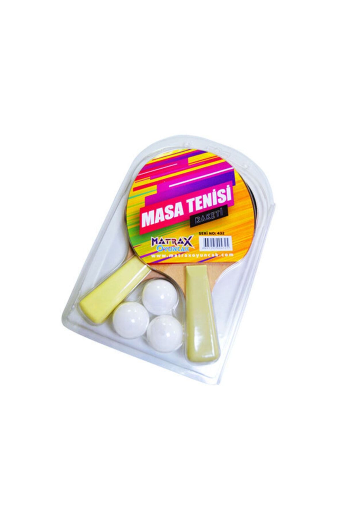 Matrax Oyuncak Masa Tenisi Raketi