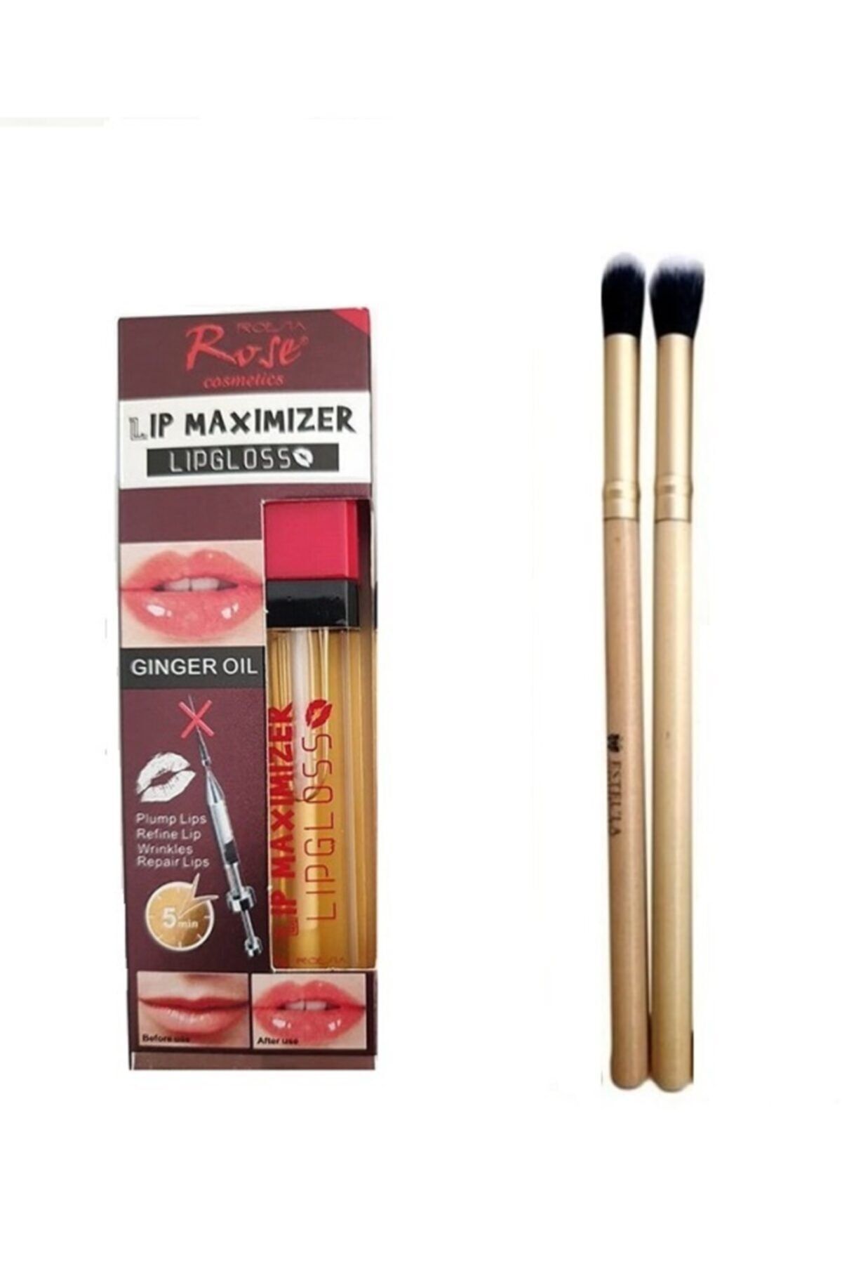 ROZE Shushu Dudak Dolgunlaştırıcı+2'li Fırça Set