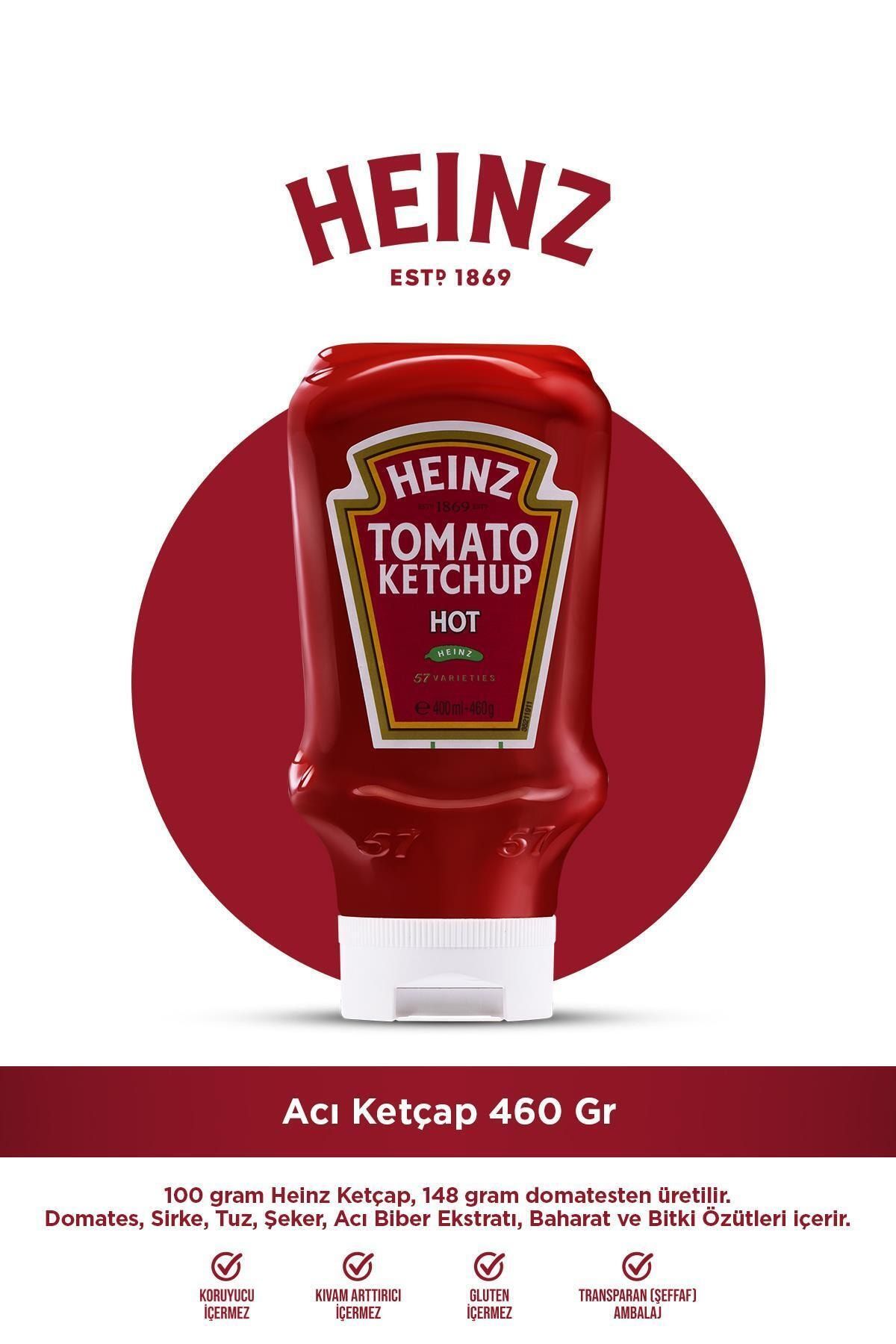 Heinz Acılı Ketçap 460 Gr