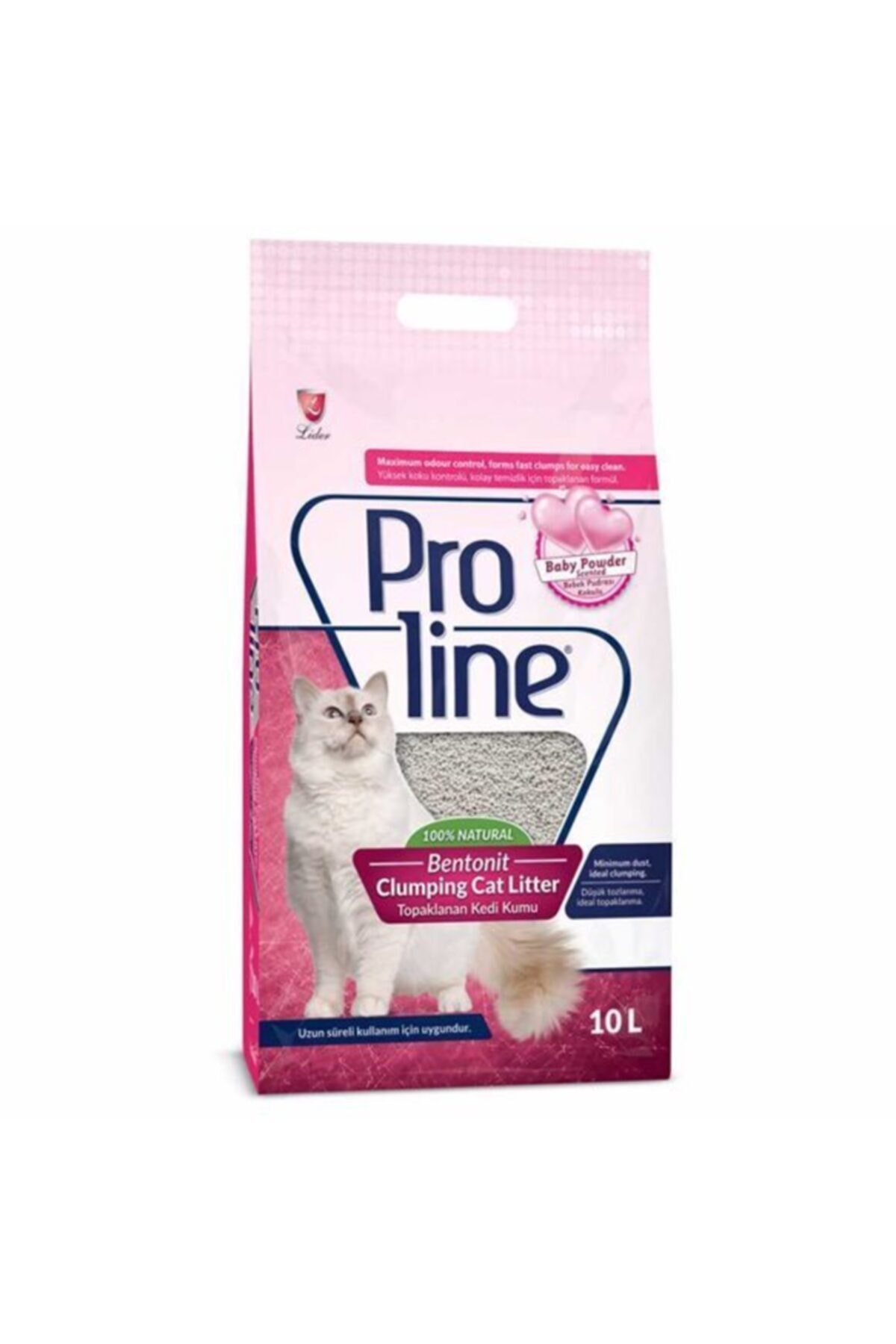 Pro Line Baby Powder Pudra Kokulu Topaklanan Kedi Kumu 10 Lt