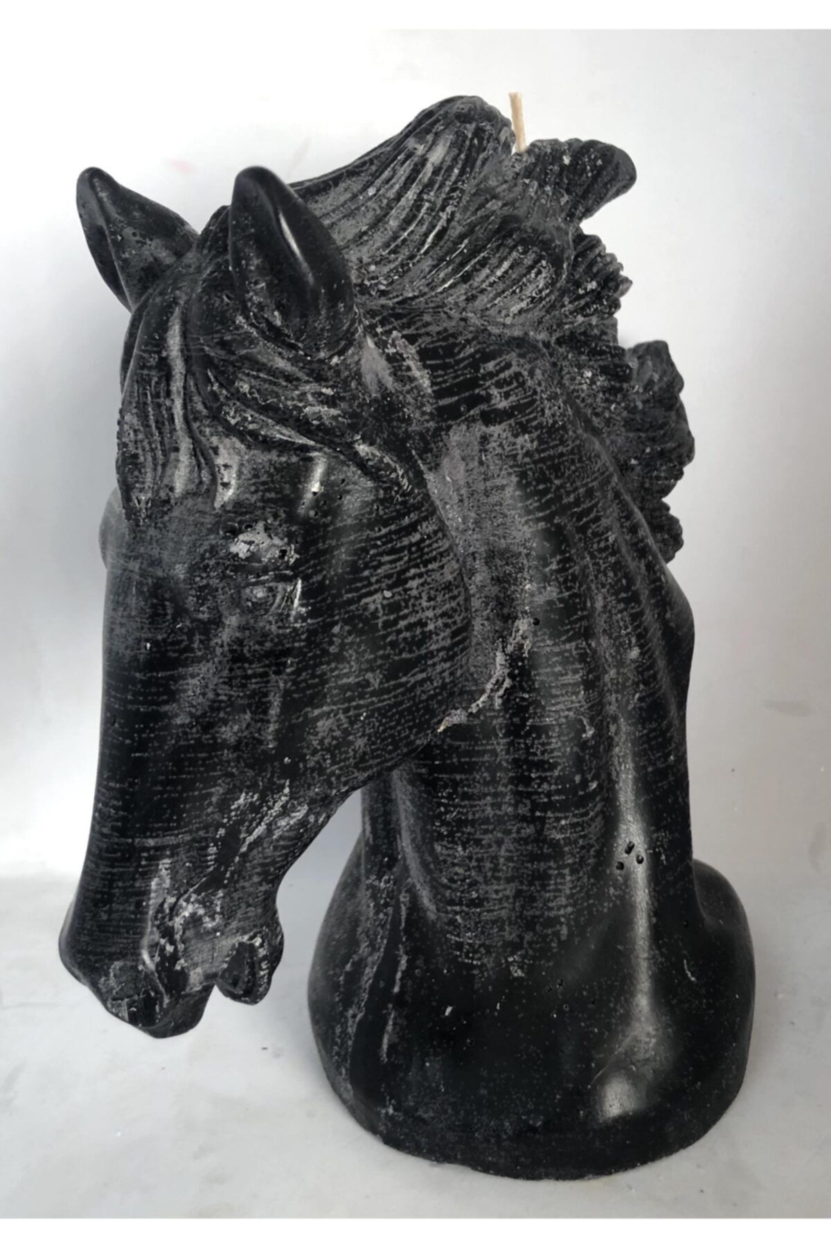 Missi Büyük Siyah At Mum (24 Cm)