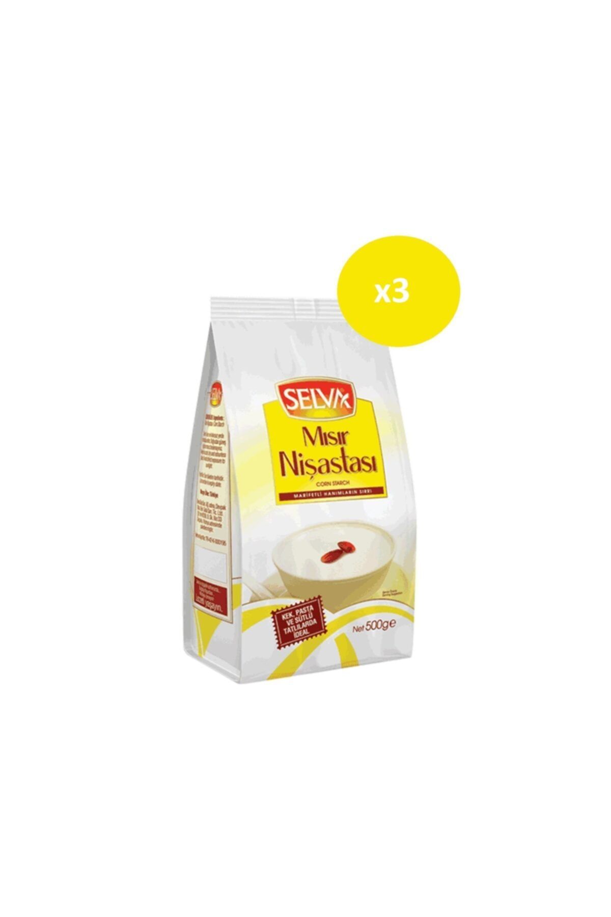 SELVA Mısır Nişastası 500 gr 3 Adet