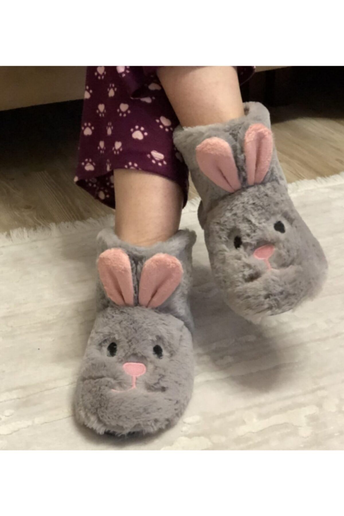 EKİN SHOESS Tavşan Figürlü Panduf