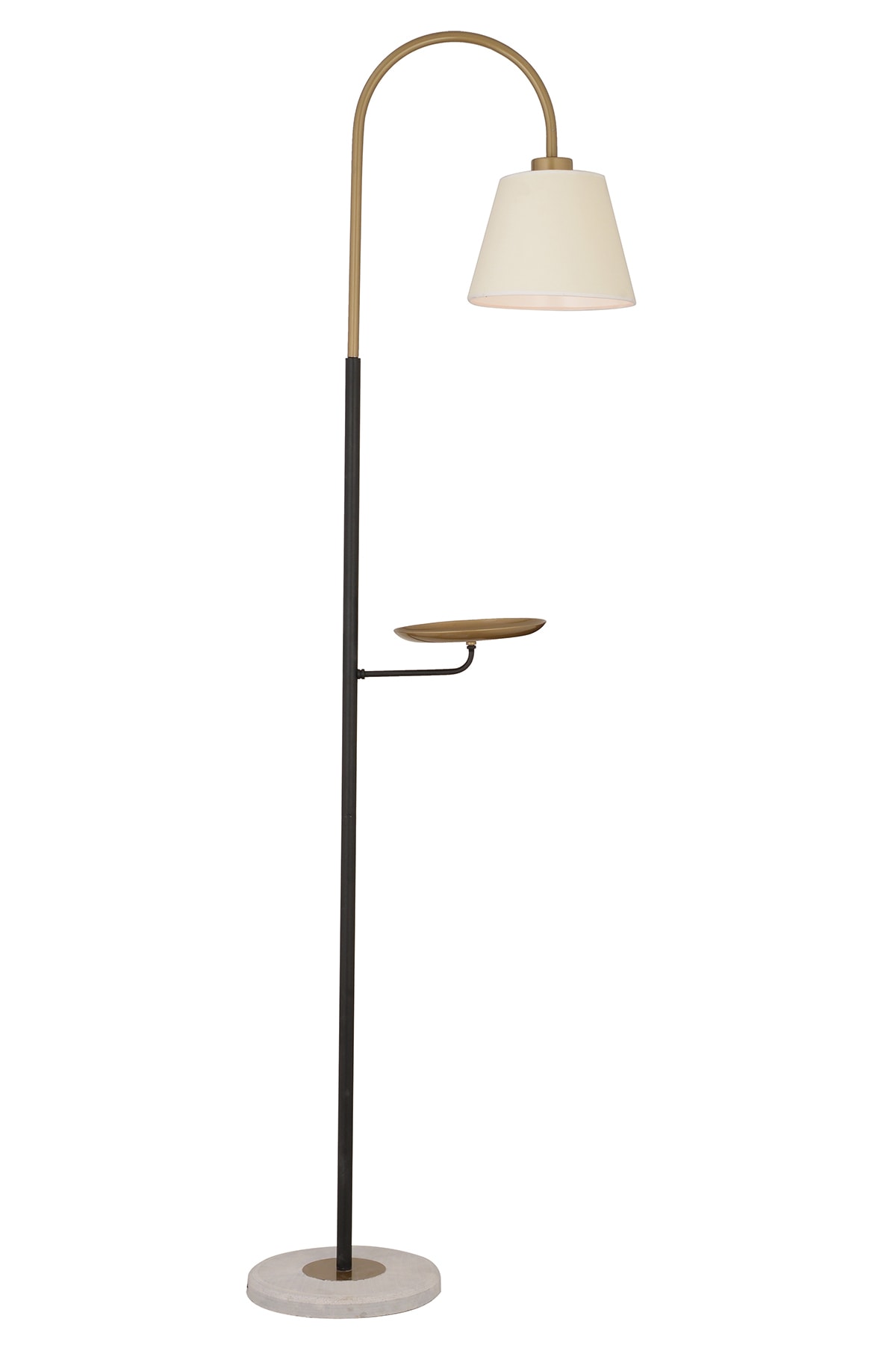 Apliqa Lumina Beyaz Şapkalı Eskitme Tasarım Lambader