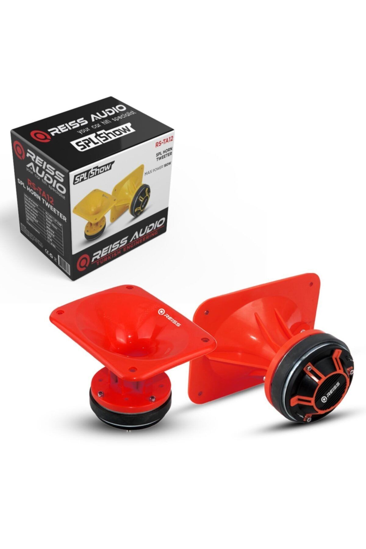 Reiss Spl Horn Kare Tweeter 180w 1 Adet Kırmızı Reıss Rs-ta12