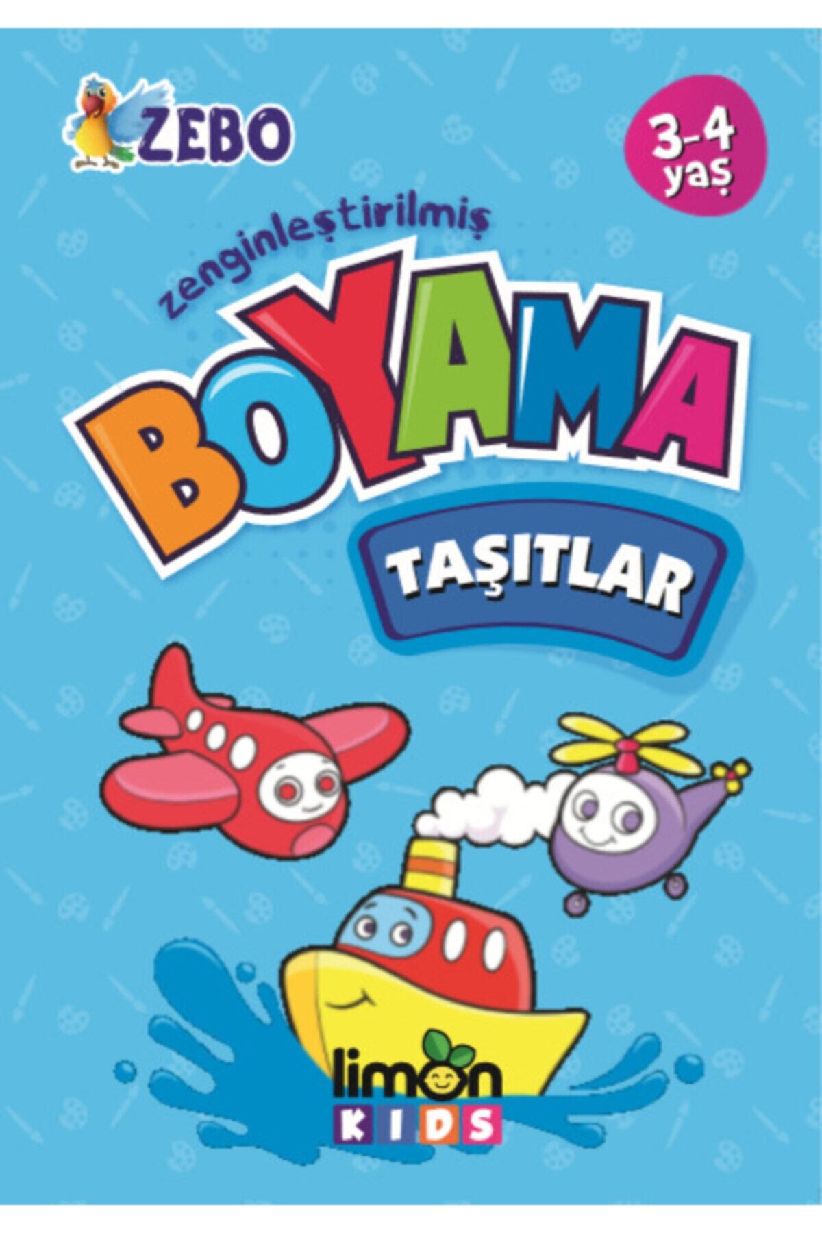 Limonkids Zenginleştirilmiş Boyama / Taşıtlar (3-4 Yaş)