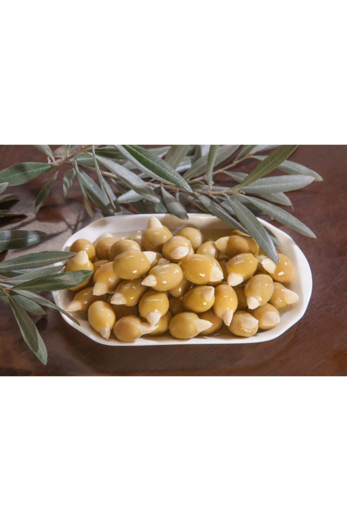 Has Premium Badem Dolgulu Yeşil Zeytin - Badem Dolgulu 1450gr