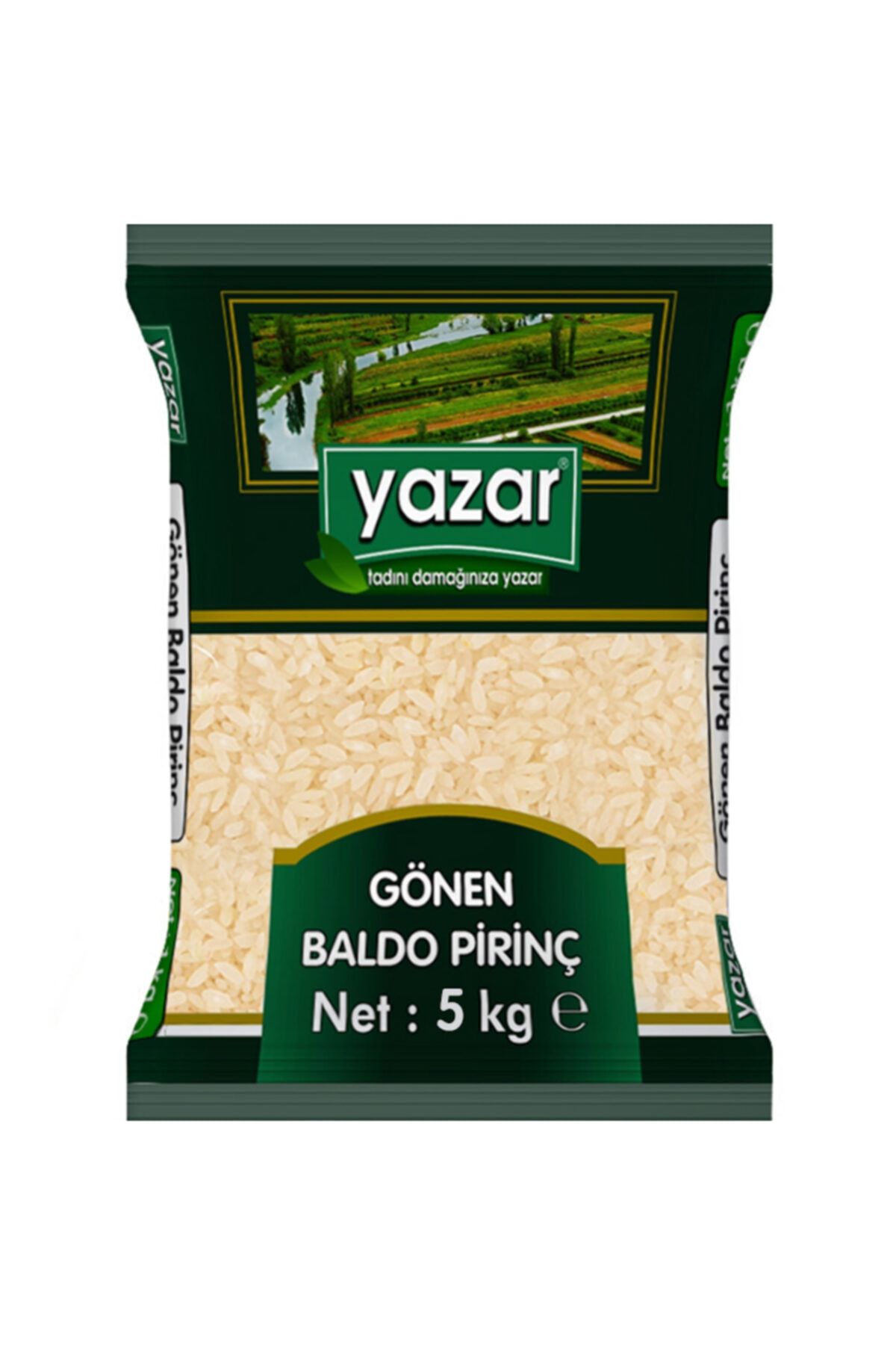 YAZAR Baldo Pirinç(GÖNEN YÖRESI KATKISIZ-KARIŞIKSIZ-SADE İRİ TANELI) 5 Kg