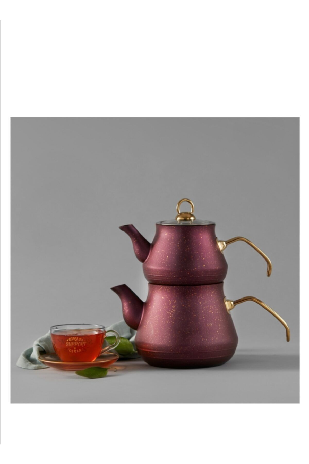 Karaca Bio Granit Purple Çaydanlık