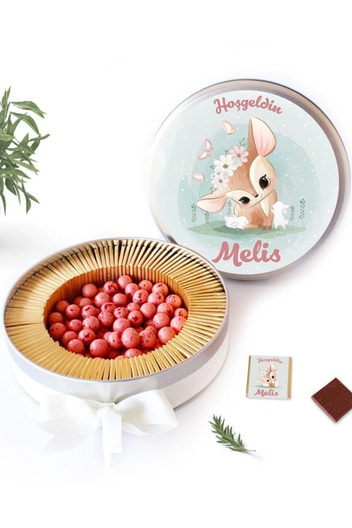 Hayal Sepetim Kız Bebek Çikolatası 54 Madlen+150 Gr Draje