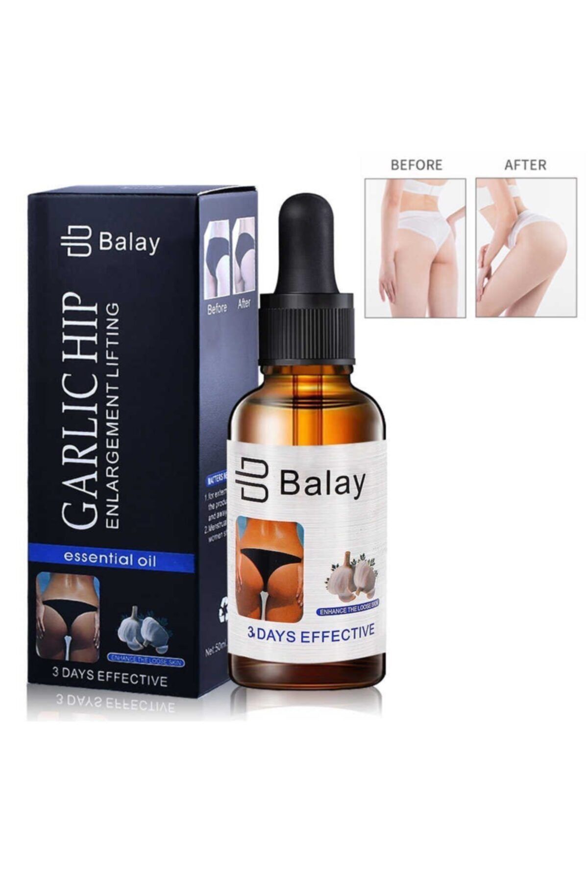 BALAY Kalça Kaldırma Ve Selülit Giderici Yağ 50 ml Sarımsak Özlü