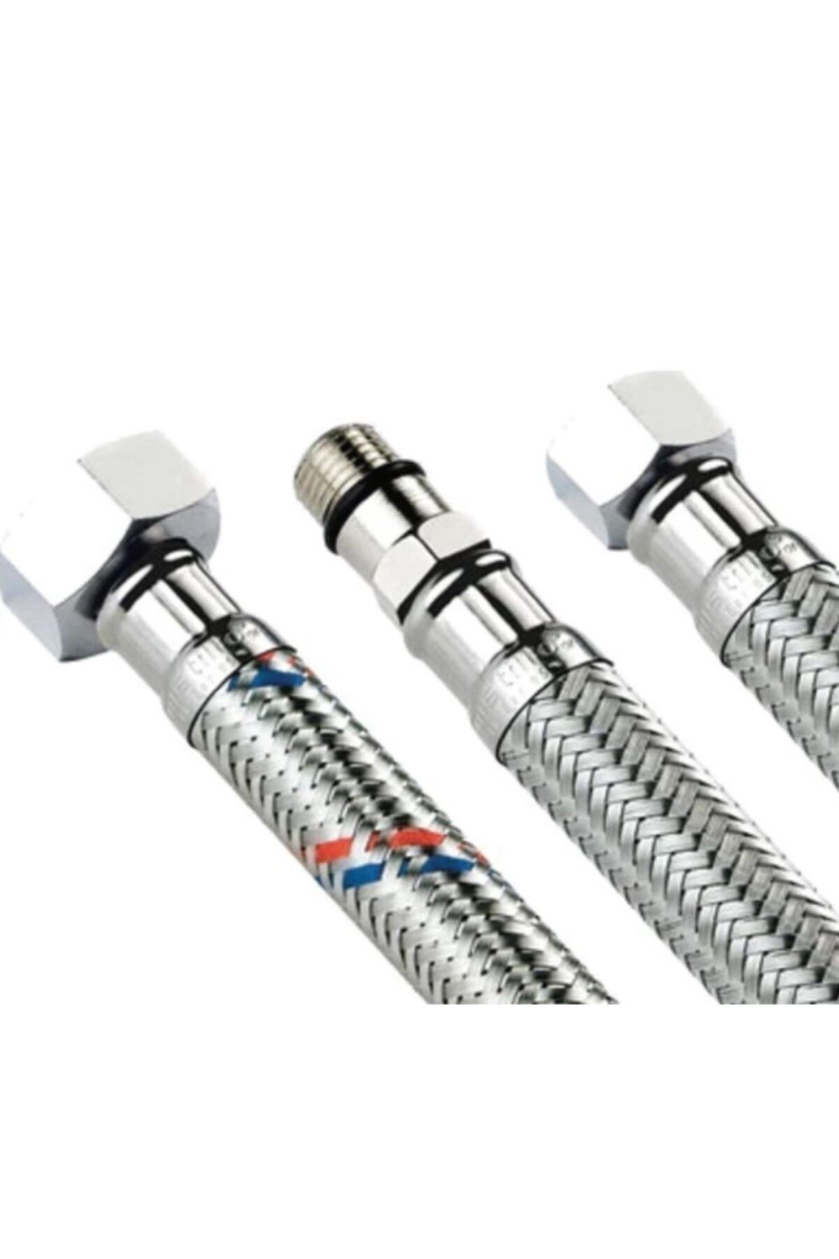 HasÇelik Flex Çelik Bağlantı 3/8 M10 70 cm Batarya Flexi - Soğuk Su 25 Li Paket