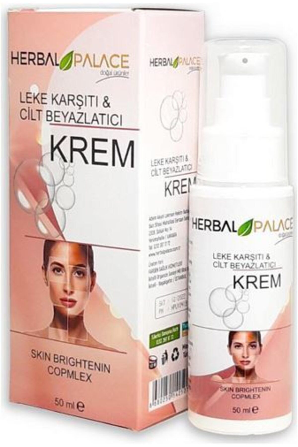 Herbal Palace Leke Karşıtı & Cilt Beyazlatıcı Krem 50 Ml.