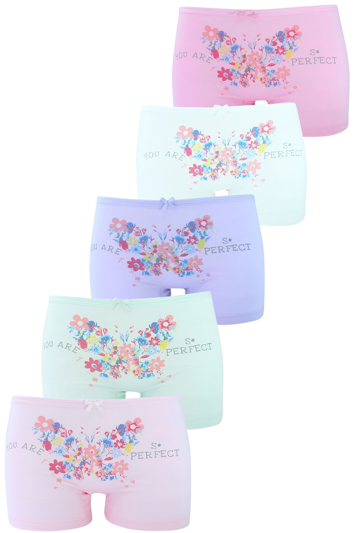 biyokids Kız Çocuk Boxer 5'li