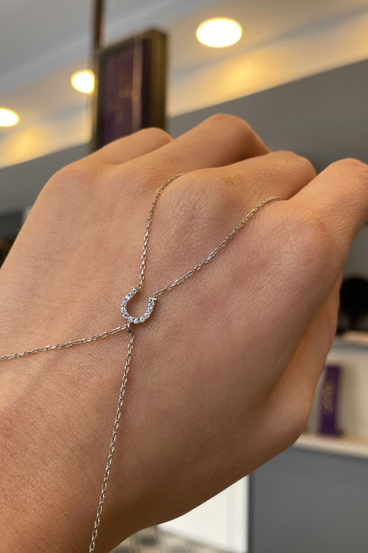 Qielle Gümüş Nal Detay Gümüş Şahmeran 925 Ayar