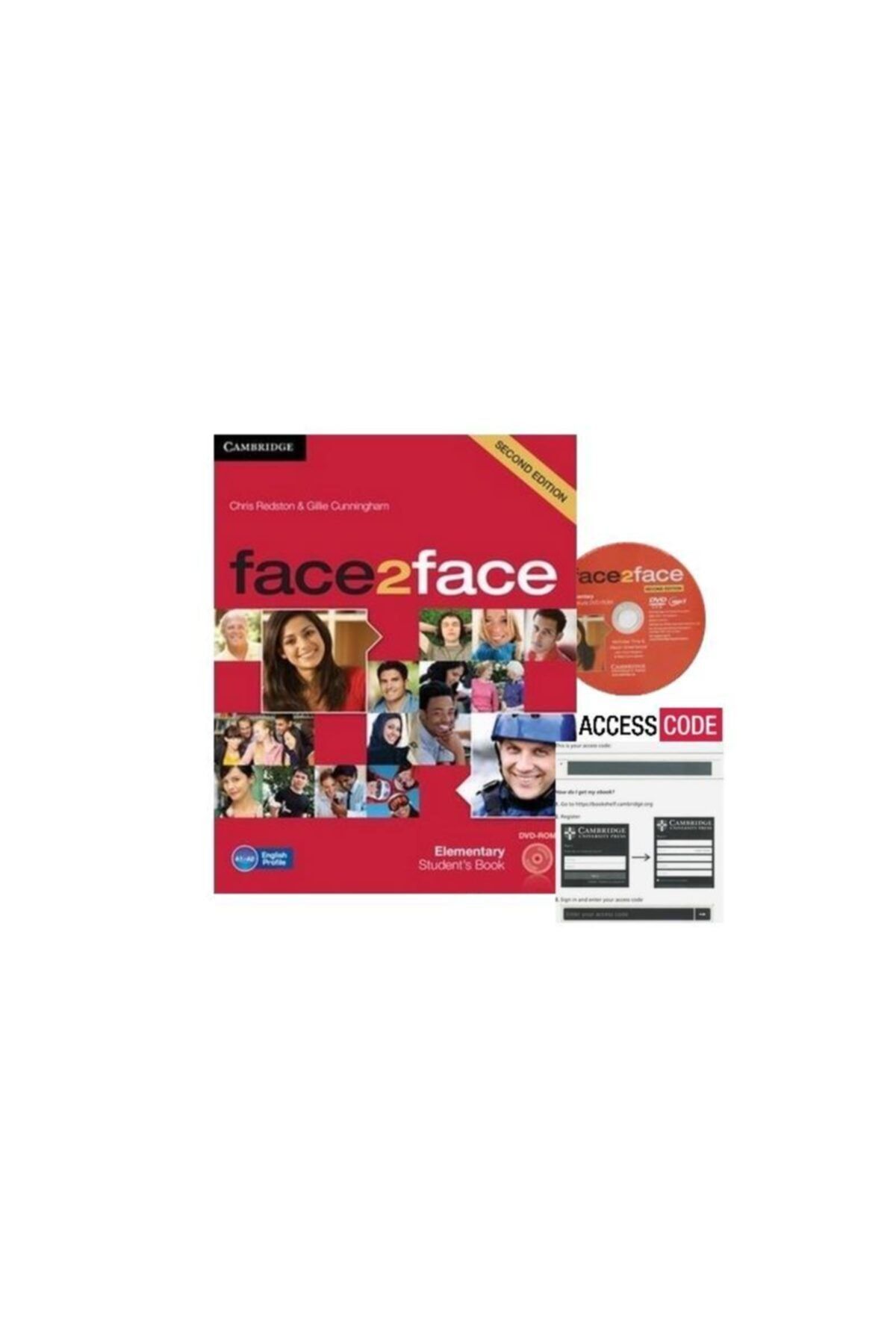 Cambridge Face2 Face Elementary  Students Book Online Workbook Access Code Cd