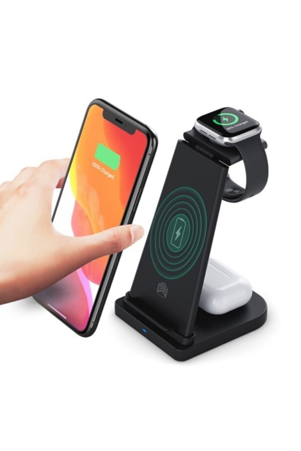 Revix 15w 3in1 Şarj Standı Wireless Kablosuz Qi Şarj Iphone + Iwatch + Airpods