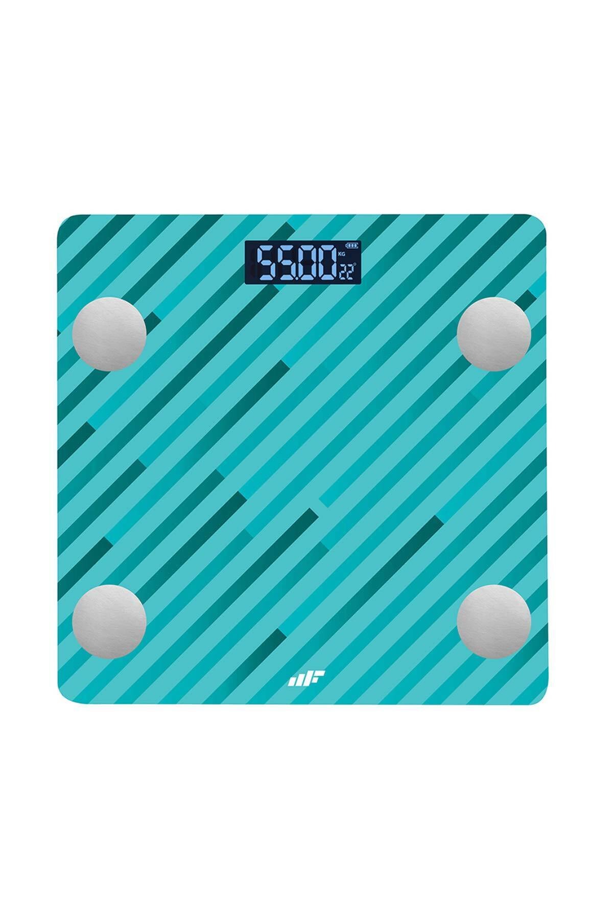 MF PRODUCT Allure 0532 Vücut Analizli Akıllı Tartı Turkuaz