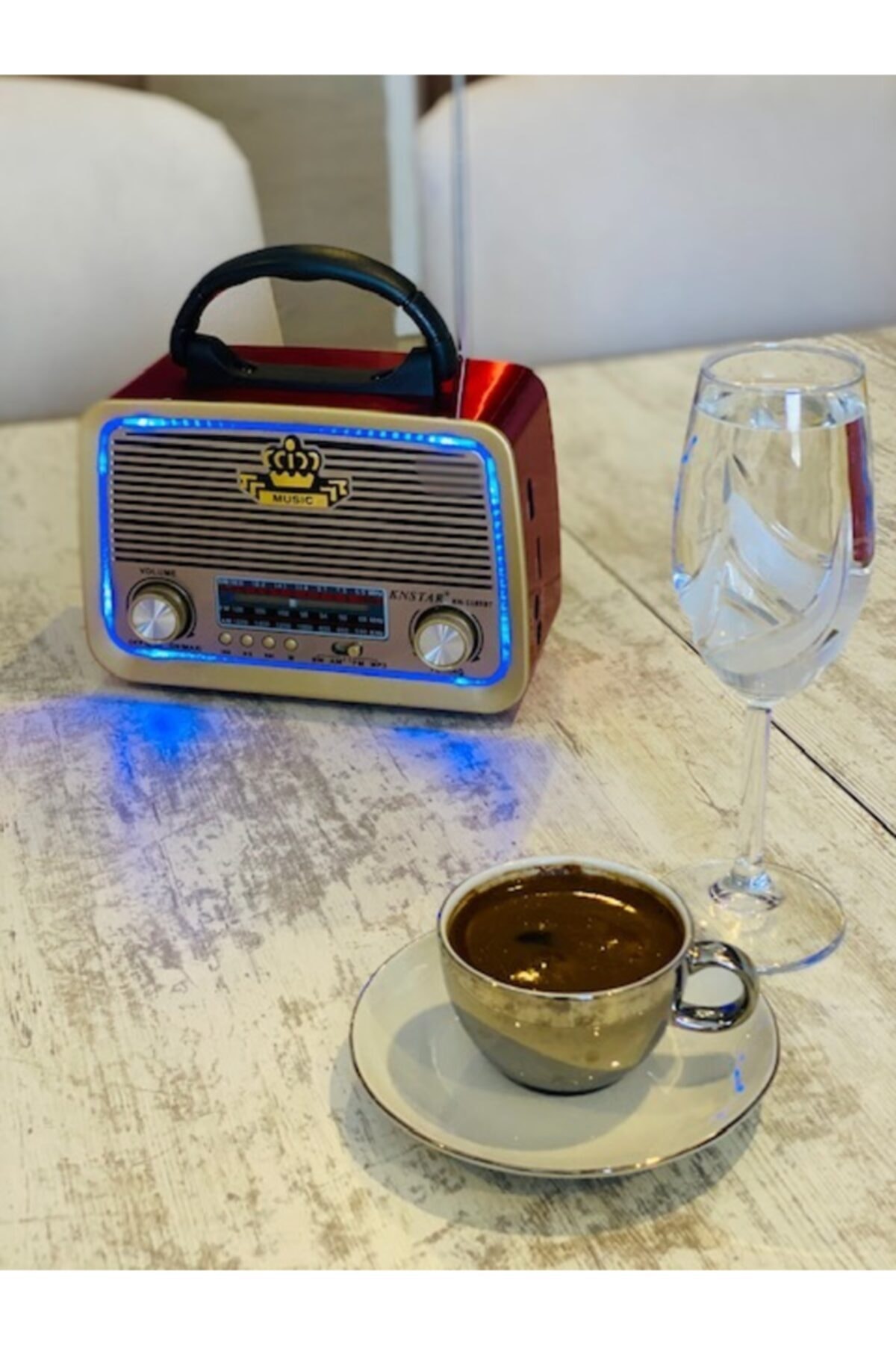 Knstar Mini Ledli Radyo