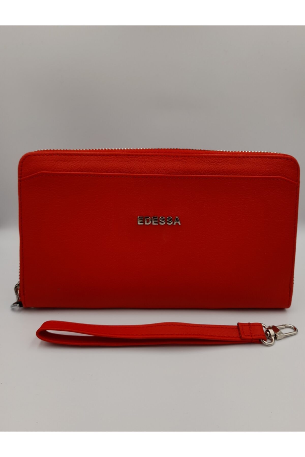 EDESSA DERİ Kadın Kırmızı Hakiki Deri Cüzdan