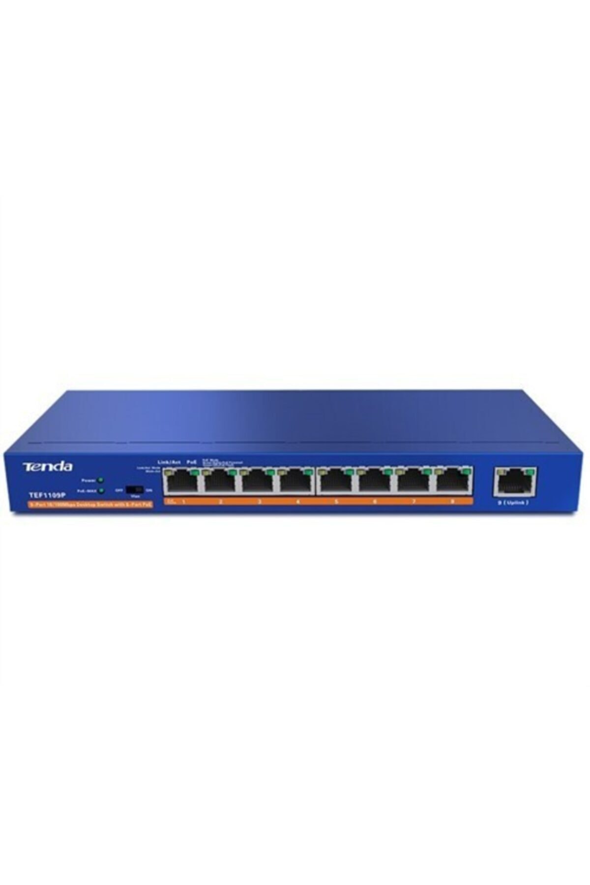 tenda Tef1109p 9 Port 8 Port Poe+ 10-100 Switch