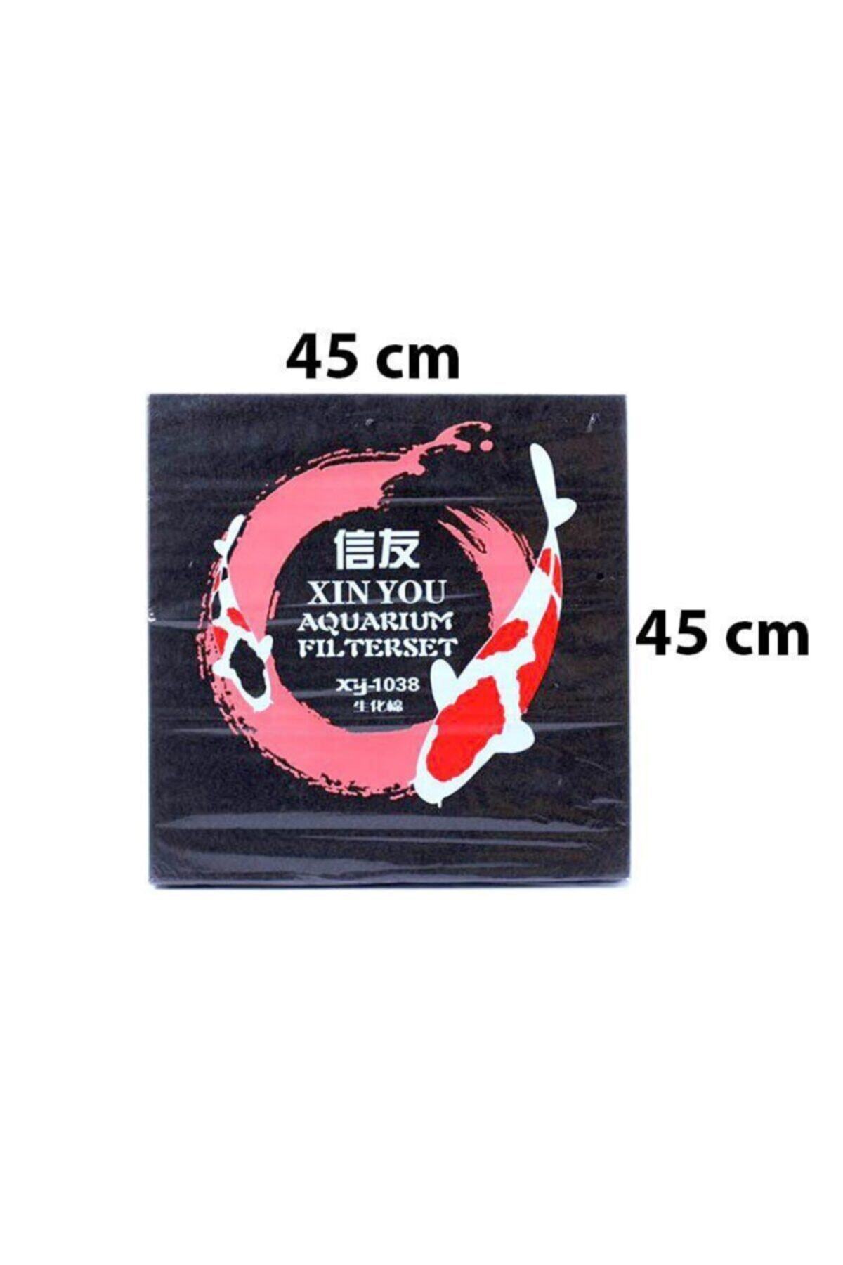 Xinyou Akvaryum Filtre - Sump Süngeri Siyah 45 X 45 X 5 Cm