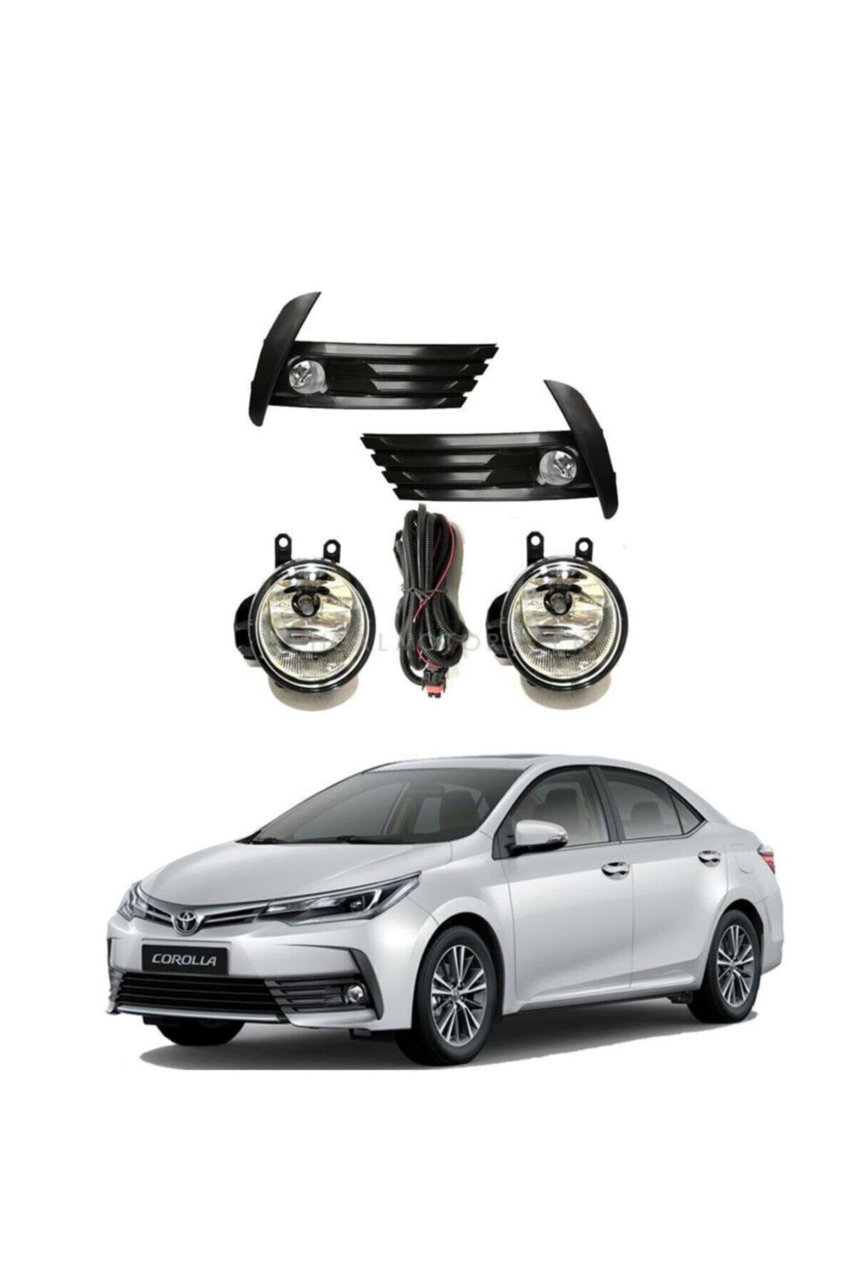 autogp Toyota Corolla Sis Lambası Farı Ve Panjur Seti Makyajlı Kasa 2016 2017 2018