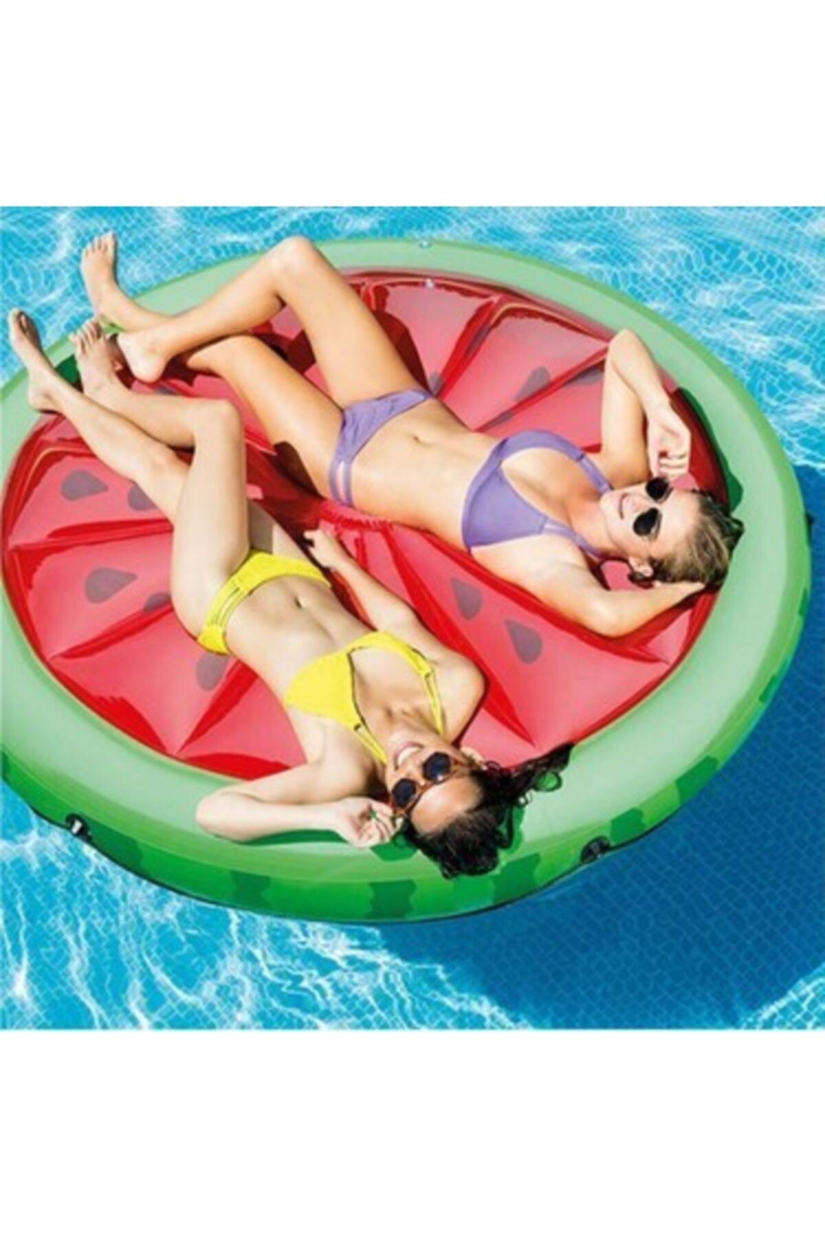 Intex Karpuz Desenli Ada Yatak Havuz Deniz Yatağı (183x23cm)-56283