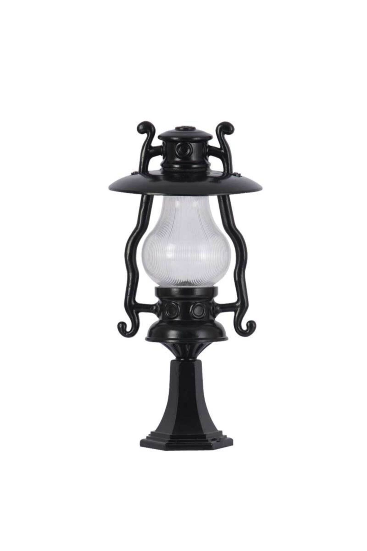 Crystal Palace Bahçe Aydınlatma Gaz Lambası Bahçe Duvar Set Üstü Aplik Fener 60cm
