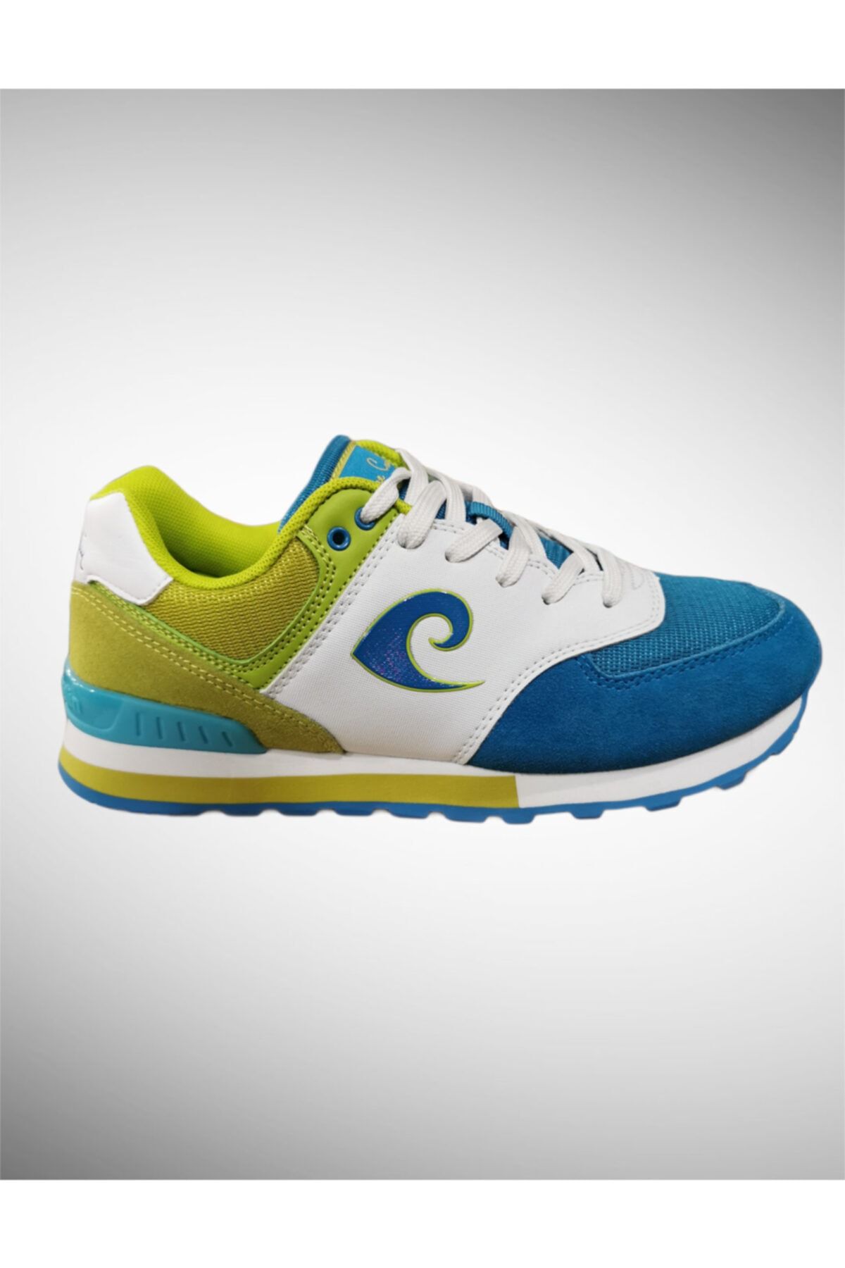 Pierre Cardin Unisex Mavi Yeşil Spor Ayakkabı Pcs-70806