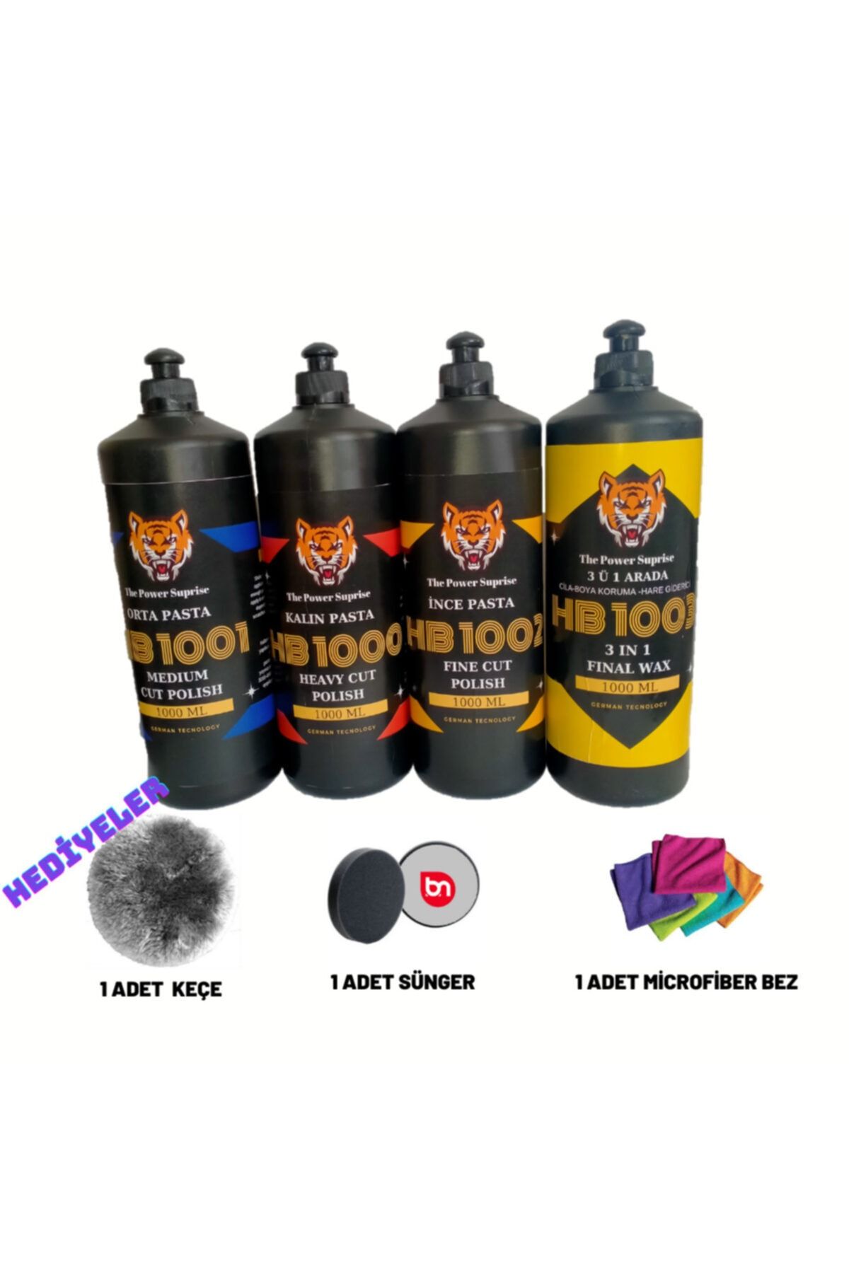 BAYMAT Hb Dörtlü Pasta Final Wax Set-4x1000 ml