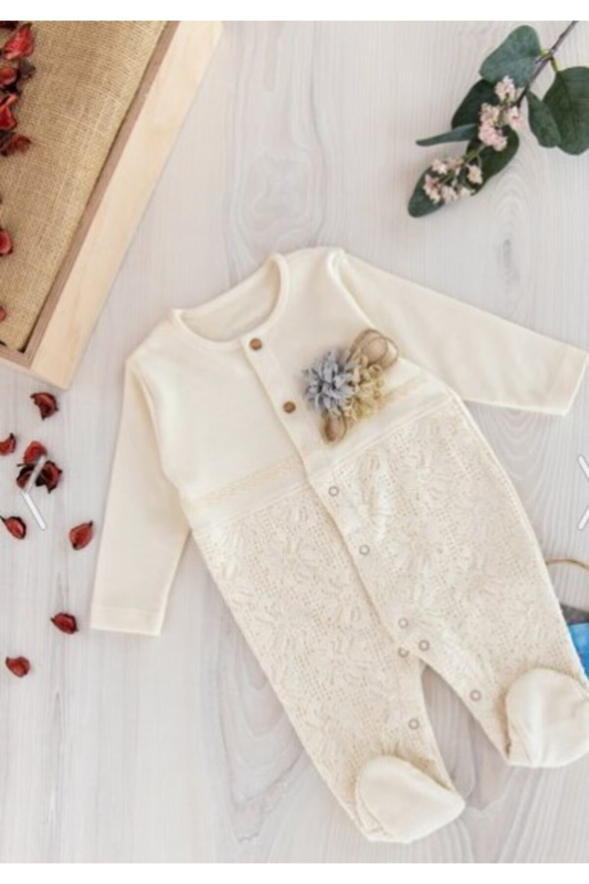 Bebbemini Güpürlü Güllü Tulum