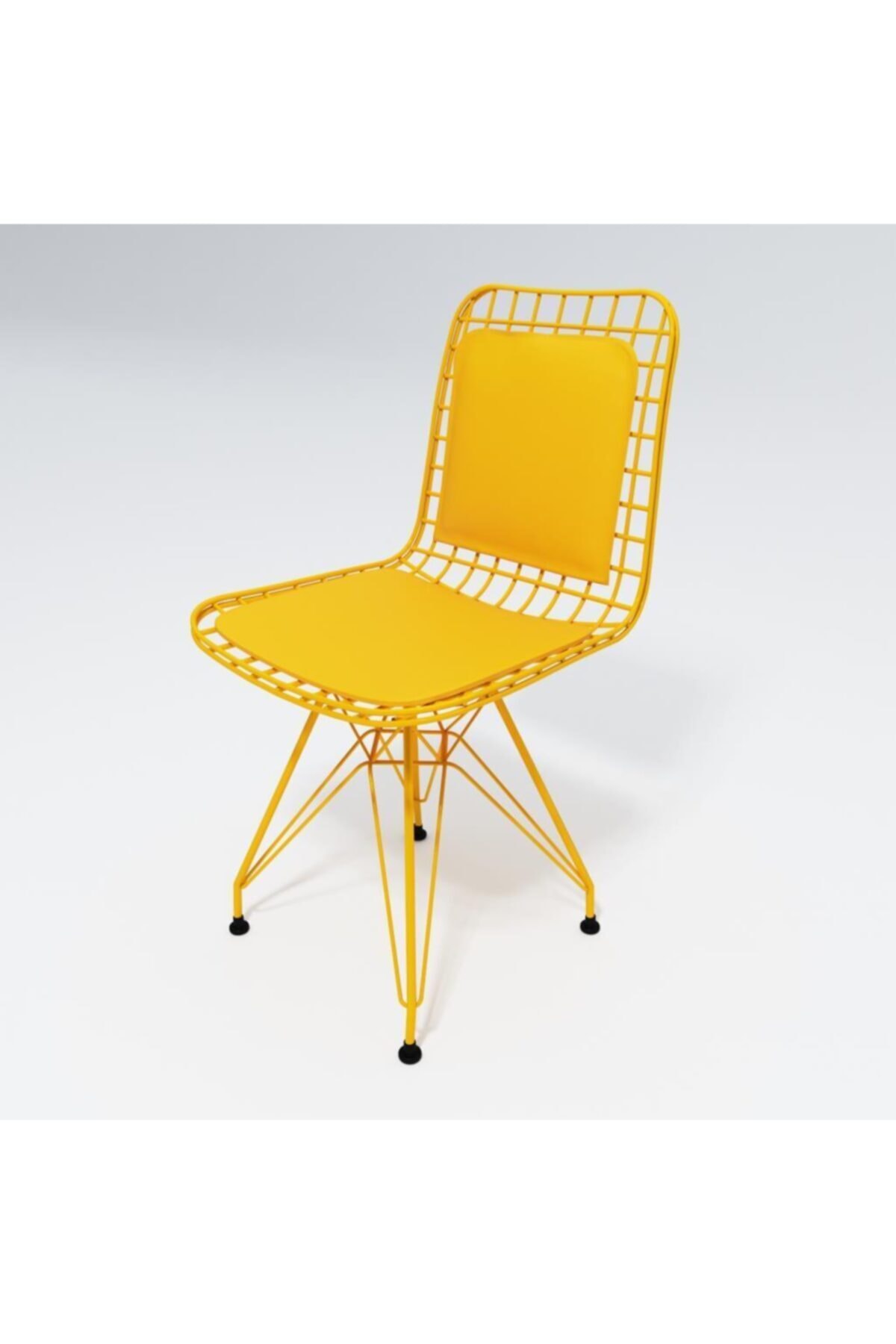 Kenzlife Knsz kafes tel sandalyesi 1 li mazlum srısrı sırt minderli ofis cafe bahçe mutfak