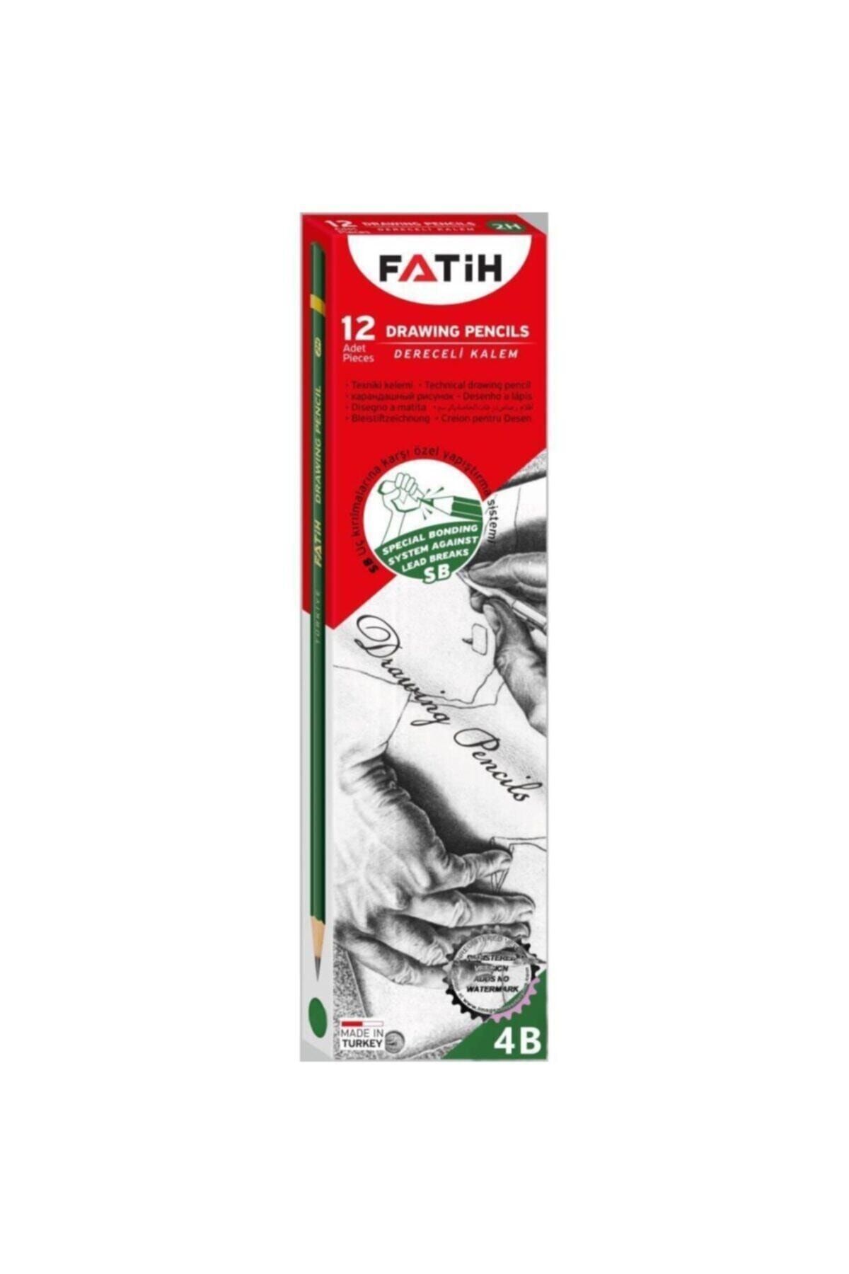 Fatih 4b Dereceli Kalem Siyah 12 Adet (1 Düzine)