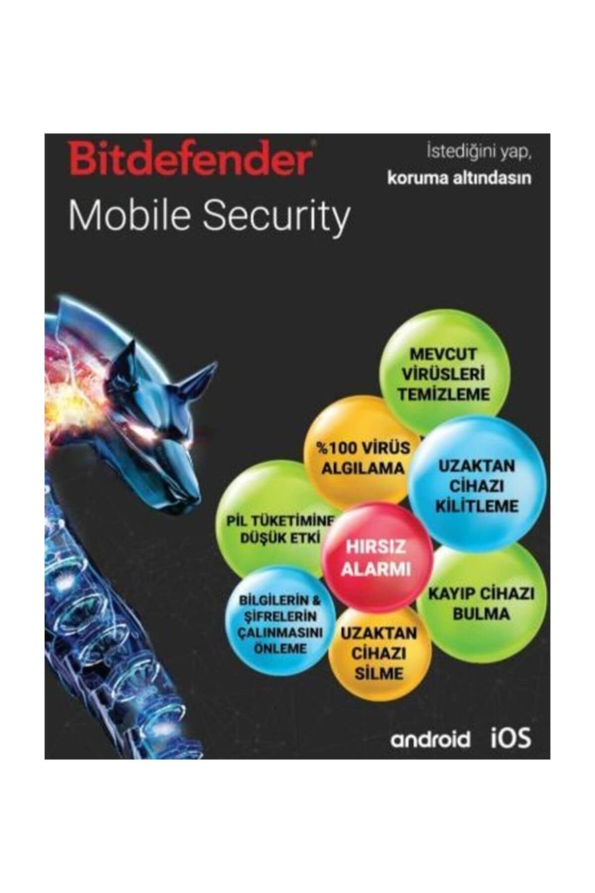 BITDEFENDER Mobile Security Anti-virüs Paketi (1 Yıllık)