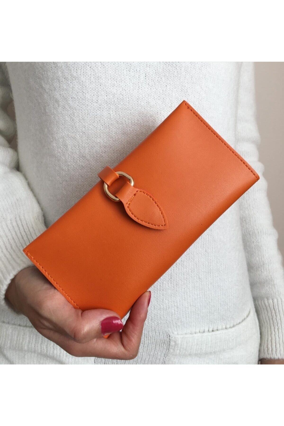 DidoGarage Yumuşak Derili Tokalı Ve Çok Bölmeli Kadın Cüzdan Aksesuar