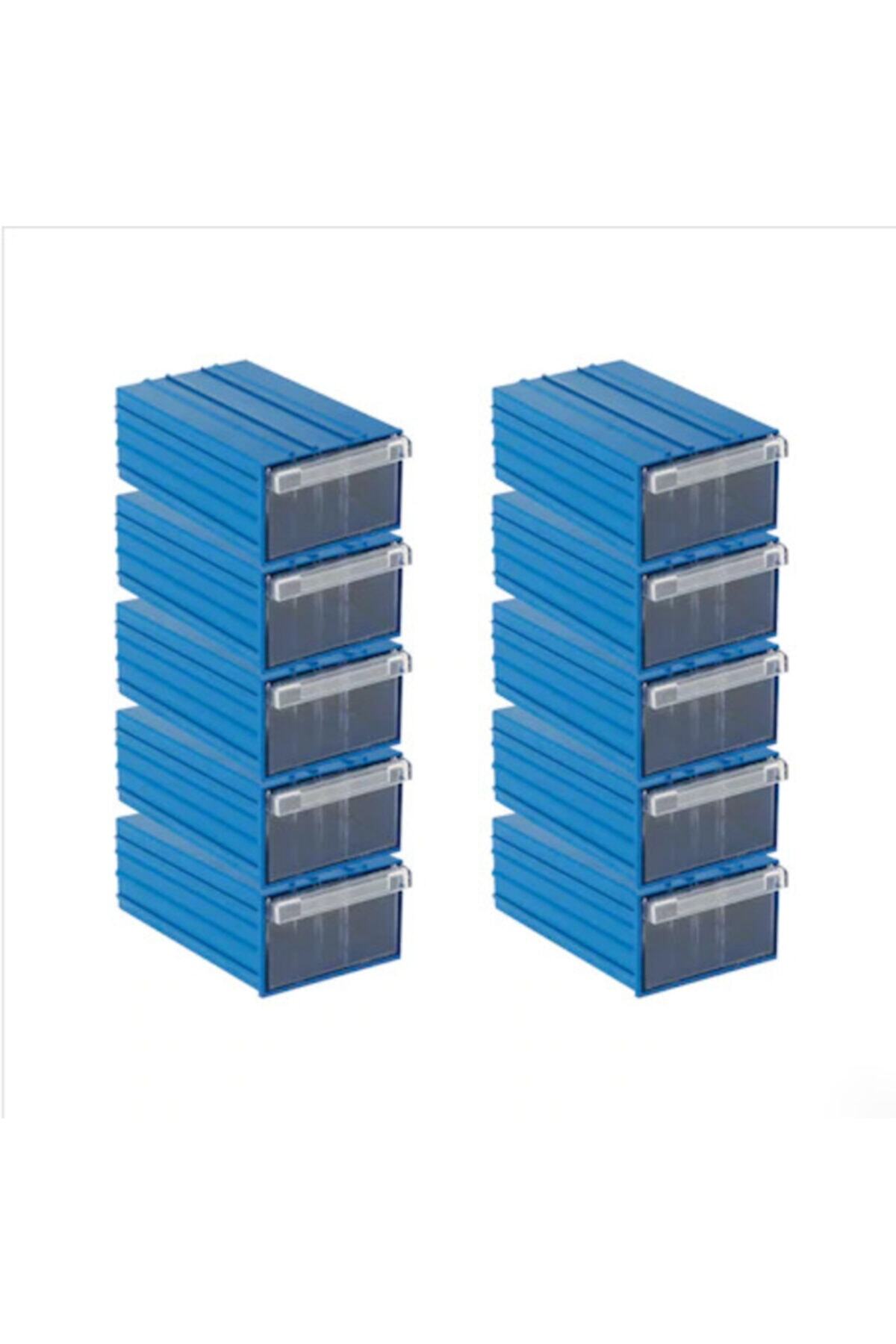 Sembol 120 Plastik Çekmeceli Kutu 123x200x80mm (10 Adet)