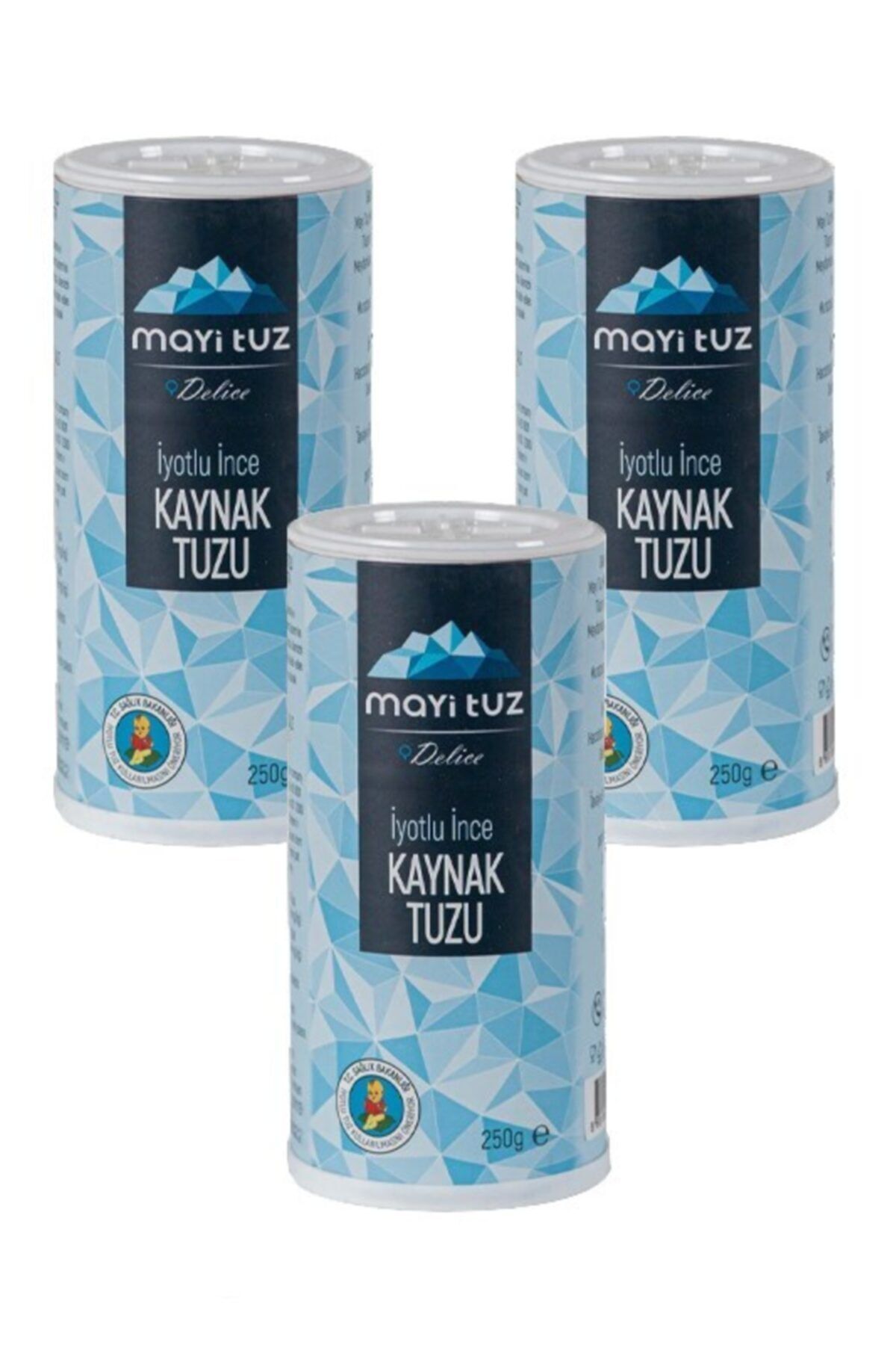 Mayi Tuz Öğütülmüş Sofra Tuzu Iyotlu 3 X 250 gr