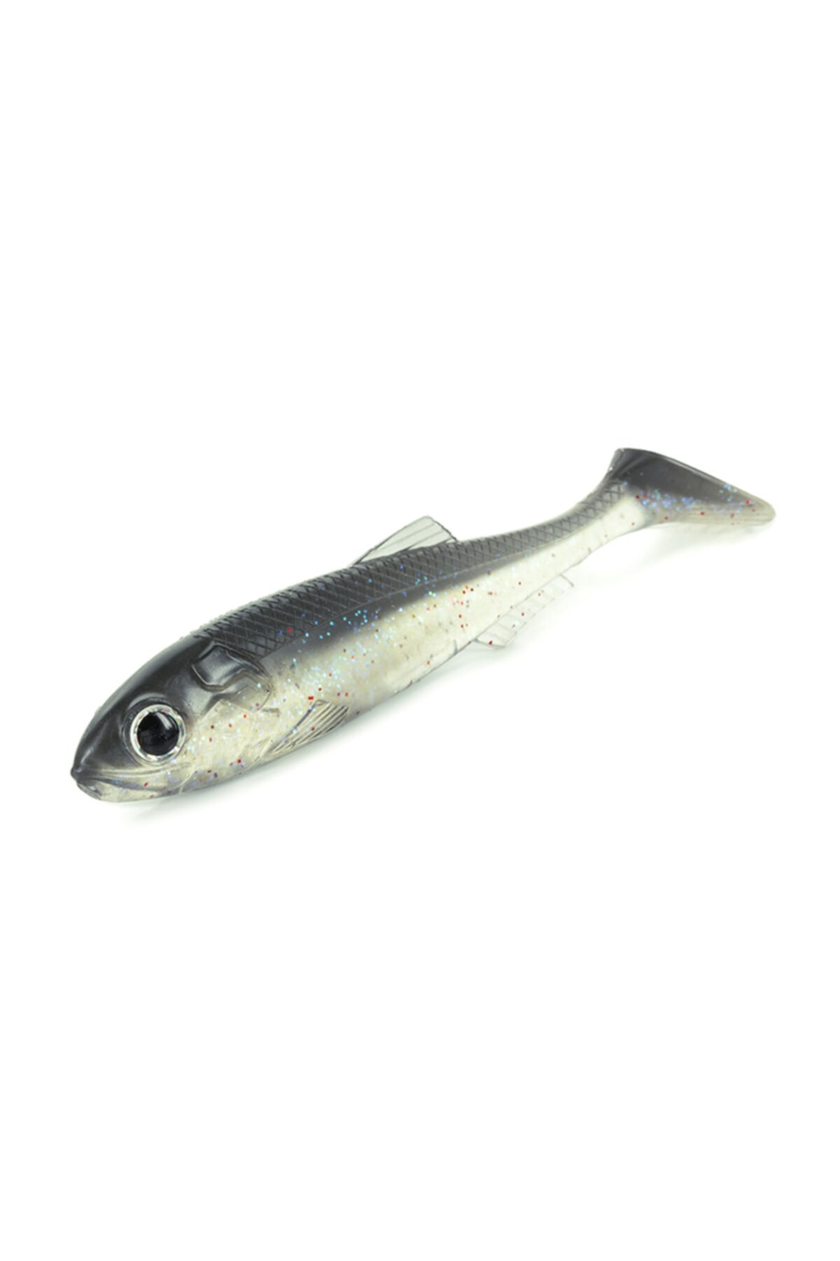 MOLIX Silikon Balık Uv Clear Chart Multicolor Flake Rt Shad 3.5'' 9cm 5 Ad