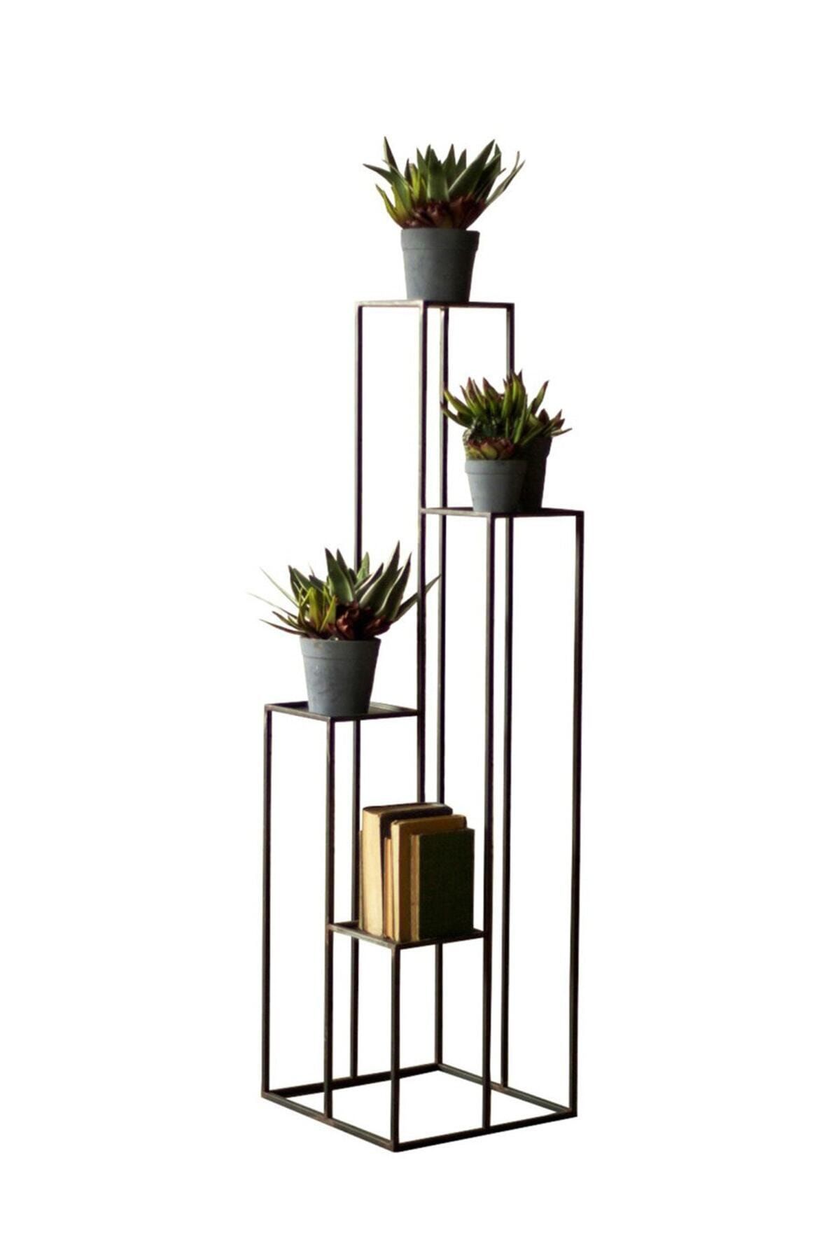 DEKOCADDE Metal Saksılık , Çiçeklik, Mumluk ,raf