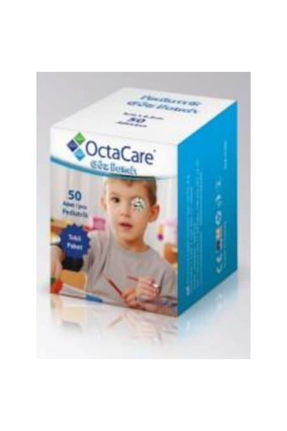 Octacare Erkek Çocuk Göz Kapama Bandı - 5cmx6,2cm -50 Li Paket