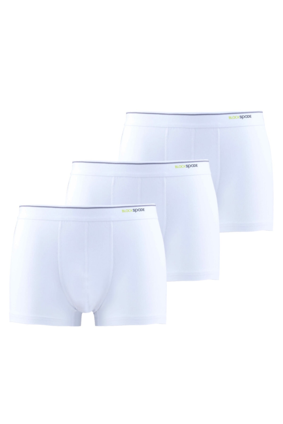 Blackspade Erkek Beyaz Boxer Shorty 3'lü Paket