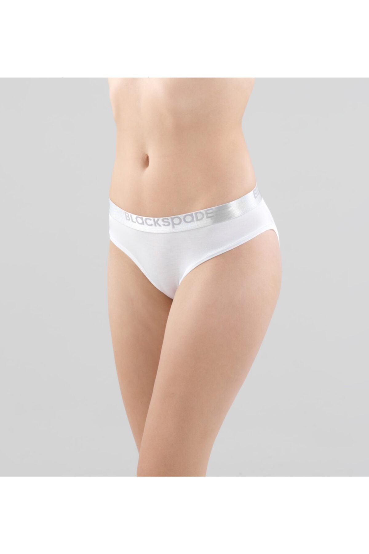 Blackspade Kadın Slip Külot Silver 1620 - Beyaz