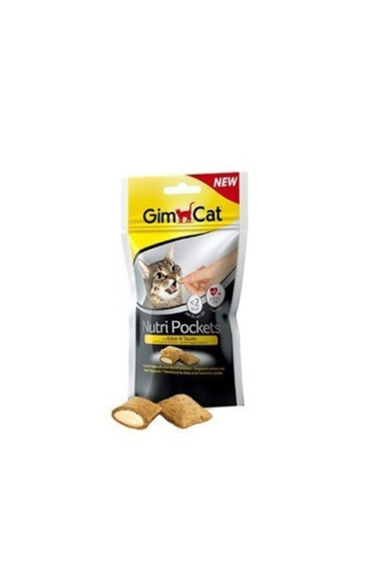 Gimcat Nutripockets Kedi Ödül Peynir Taurin 60gr