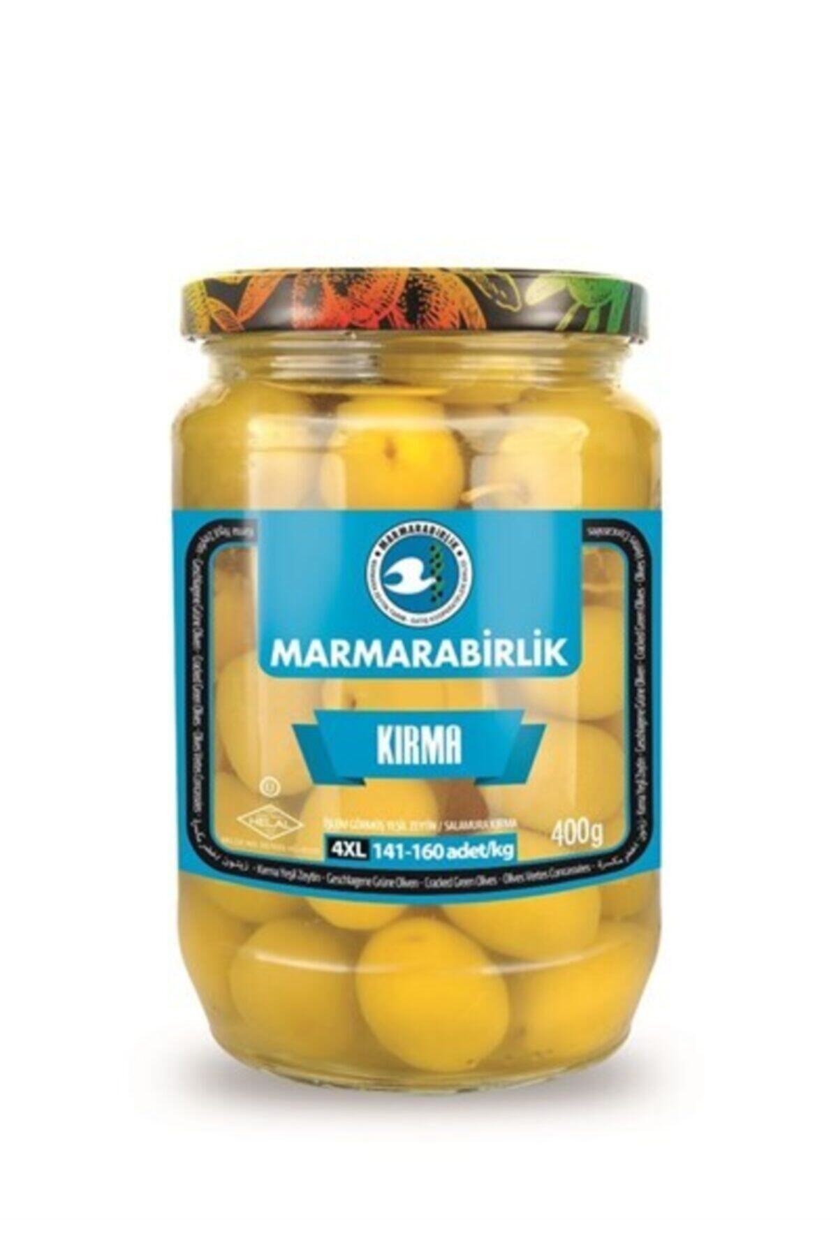 MarmaraBirlik Salamura Kırma Yeşil Zeytin 400 g
