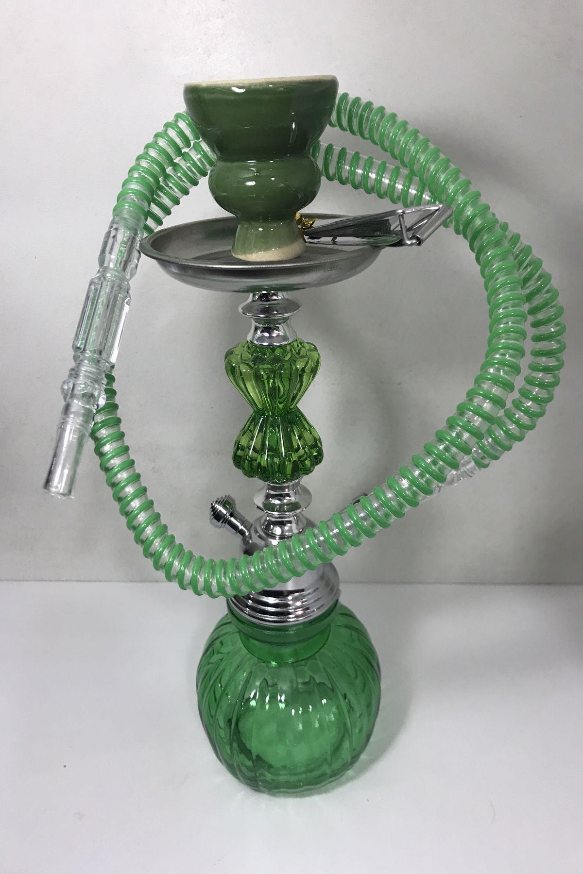 AY TİCARET Yeşil Küçük Boy Nargile Takımı