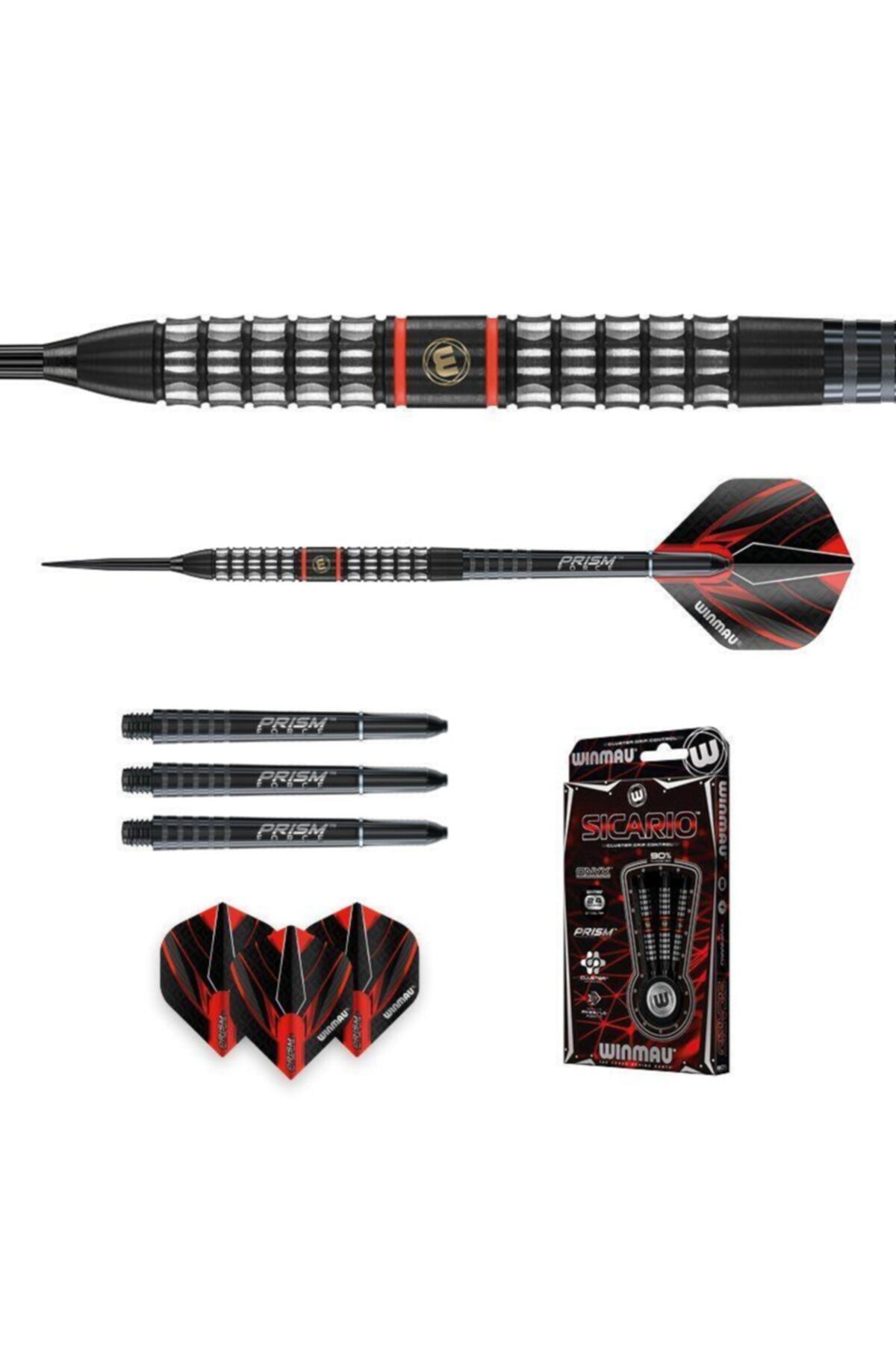 WINMAU Sicario Onyx %90 Tungsten 24 Gr Çelik Uçlu Dart Oku