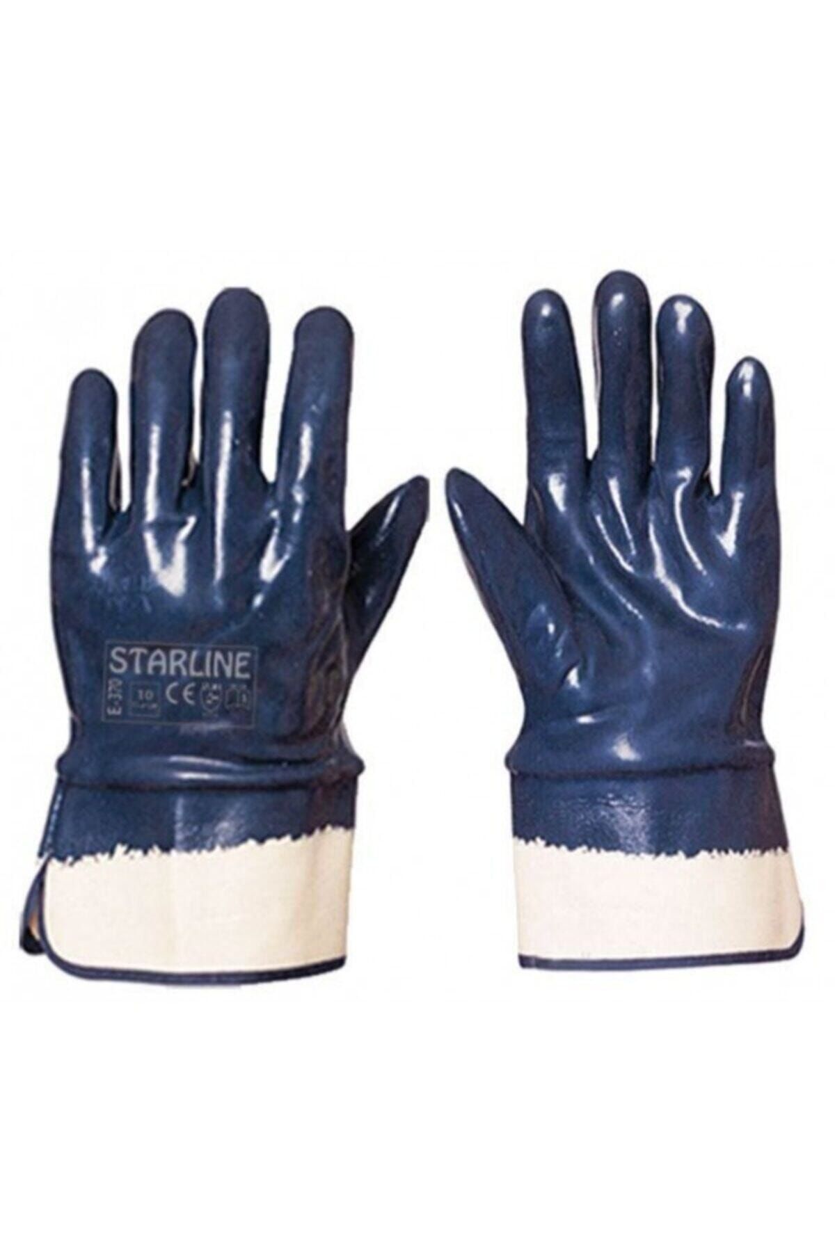 Starline Petrolcü Nitril Eldiven E-0370 No:10